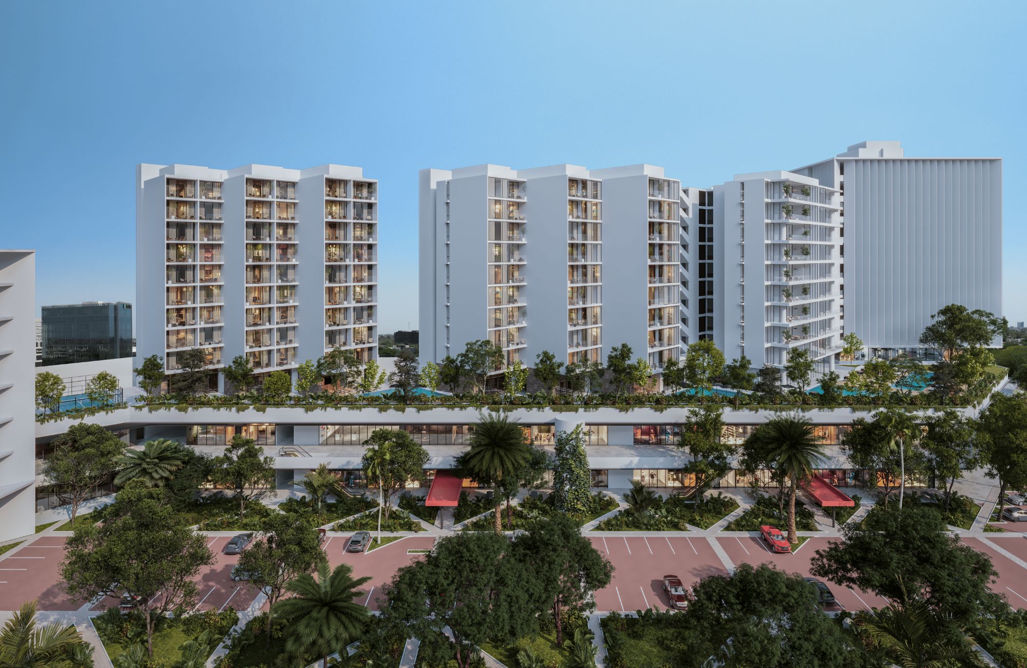 Condo with pool and amenities for sale, Temoz&oacute;n Norte, M&eacute;rida