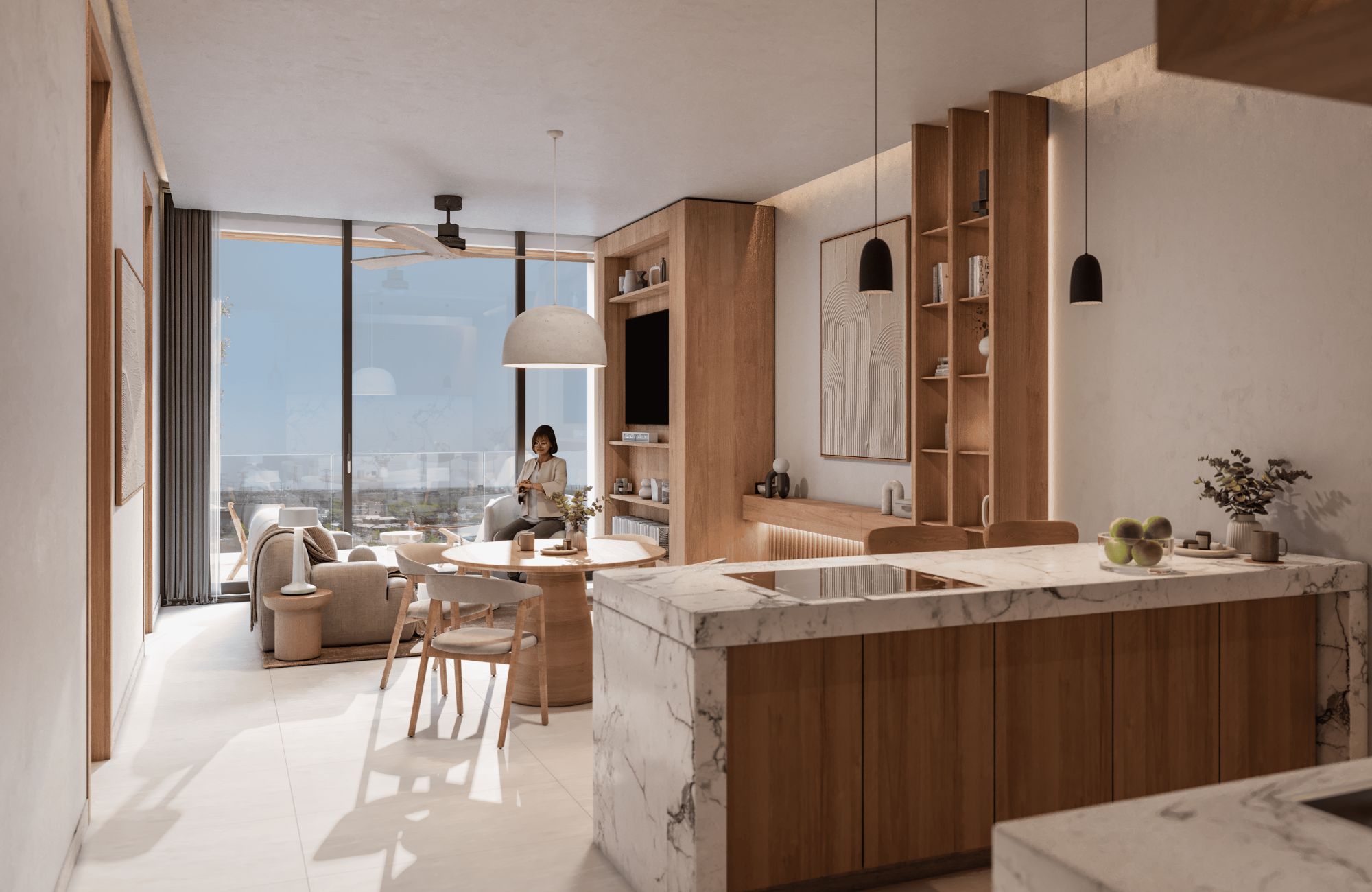 Condo with pool and amenities for sale, Temoz&oacute;n Norte, M&eacute;rida