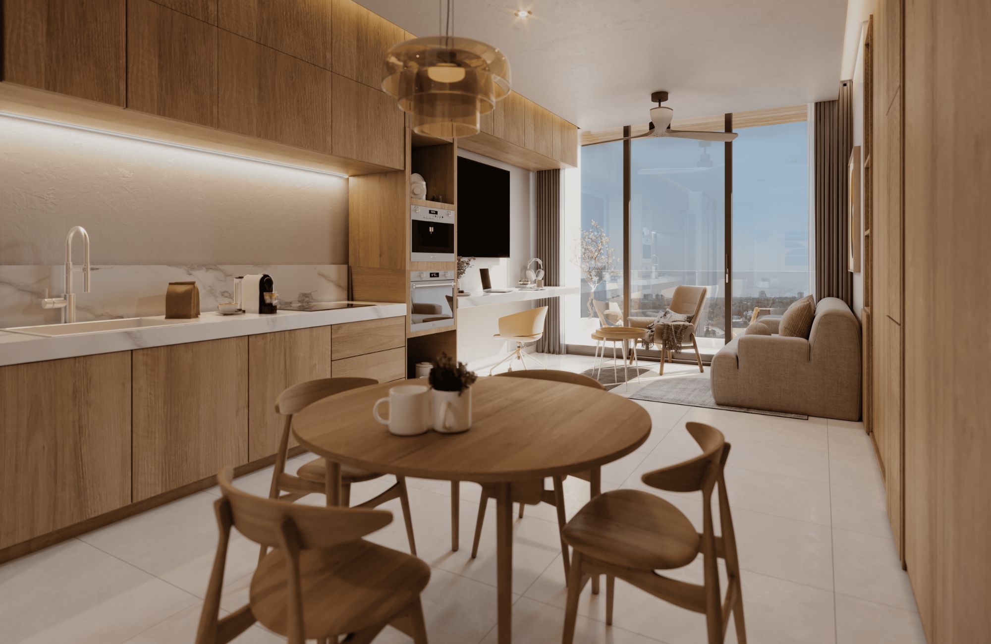 Condo with pool and amenities for sale, Temoz&oacute;n Norte, M&eacute;rida