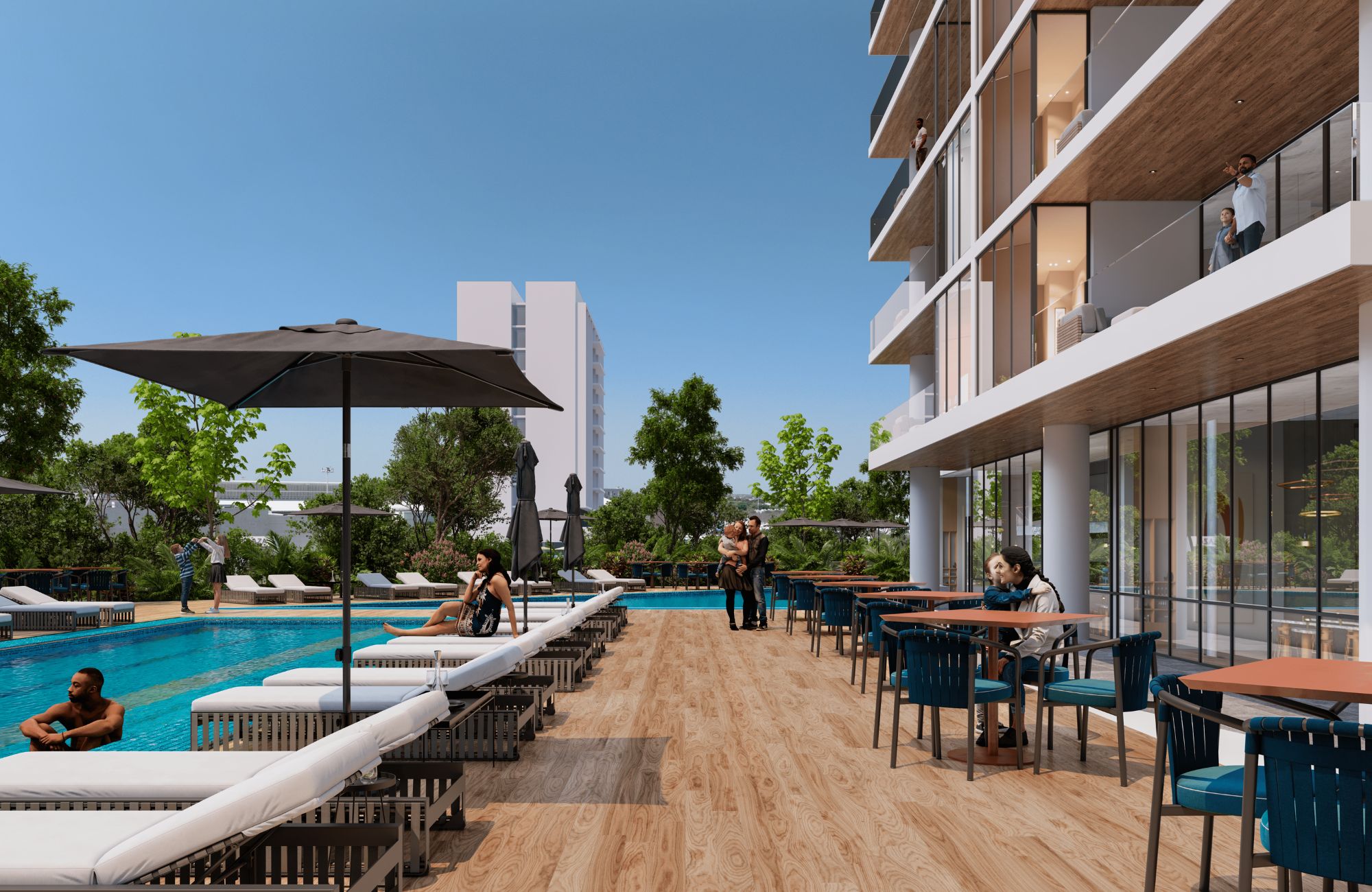 Condo with pool and amenities for sale, Temoz&oacute;n Norte, M&eacute;rida