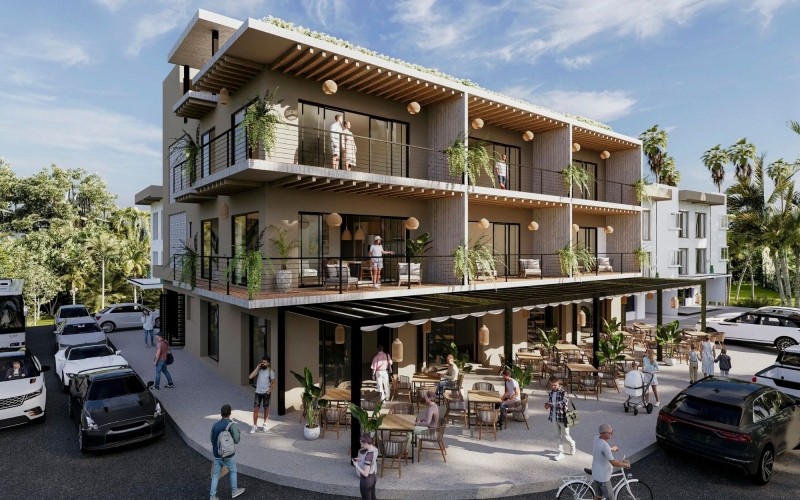 Ground-floor apartment with rooftop pool for sale, La Crucecita, Huatulco