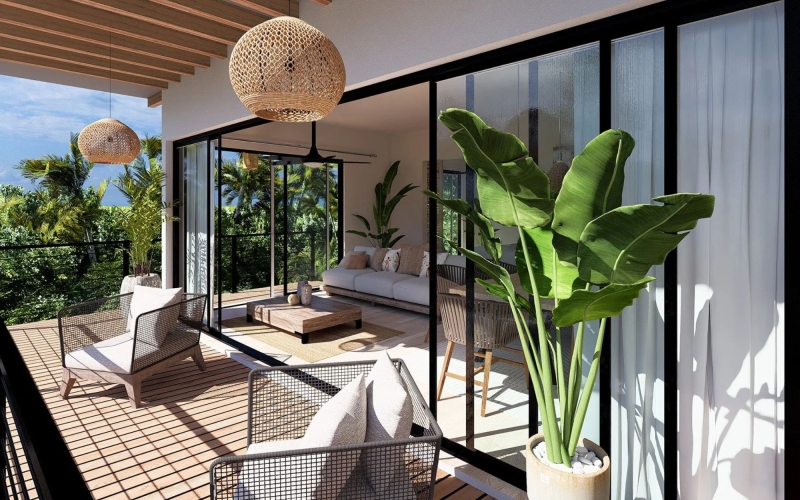 Upper-floor apartment with pool and rooftop for sale, La Crucecita, Huatulco