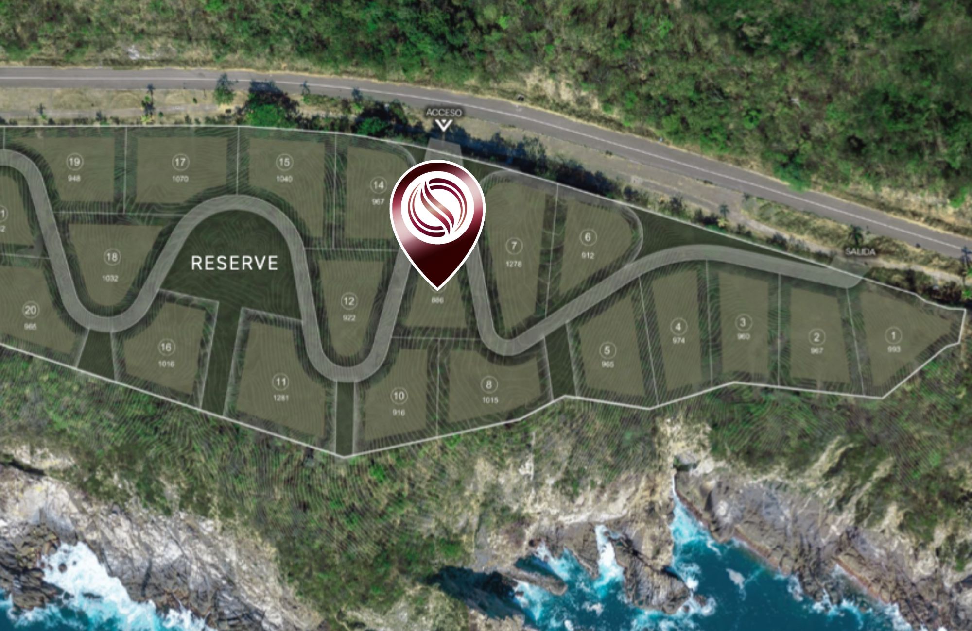 Oceanfront lot in an ultra-low-density development, for sale, Sector Viol&iacute;n, Huatulco