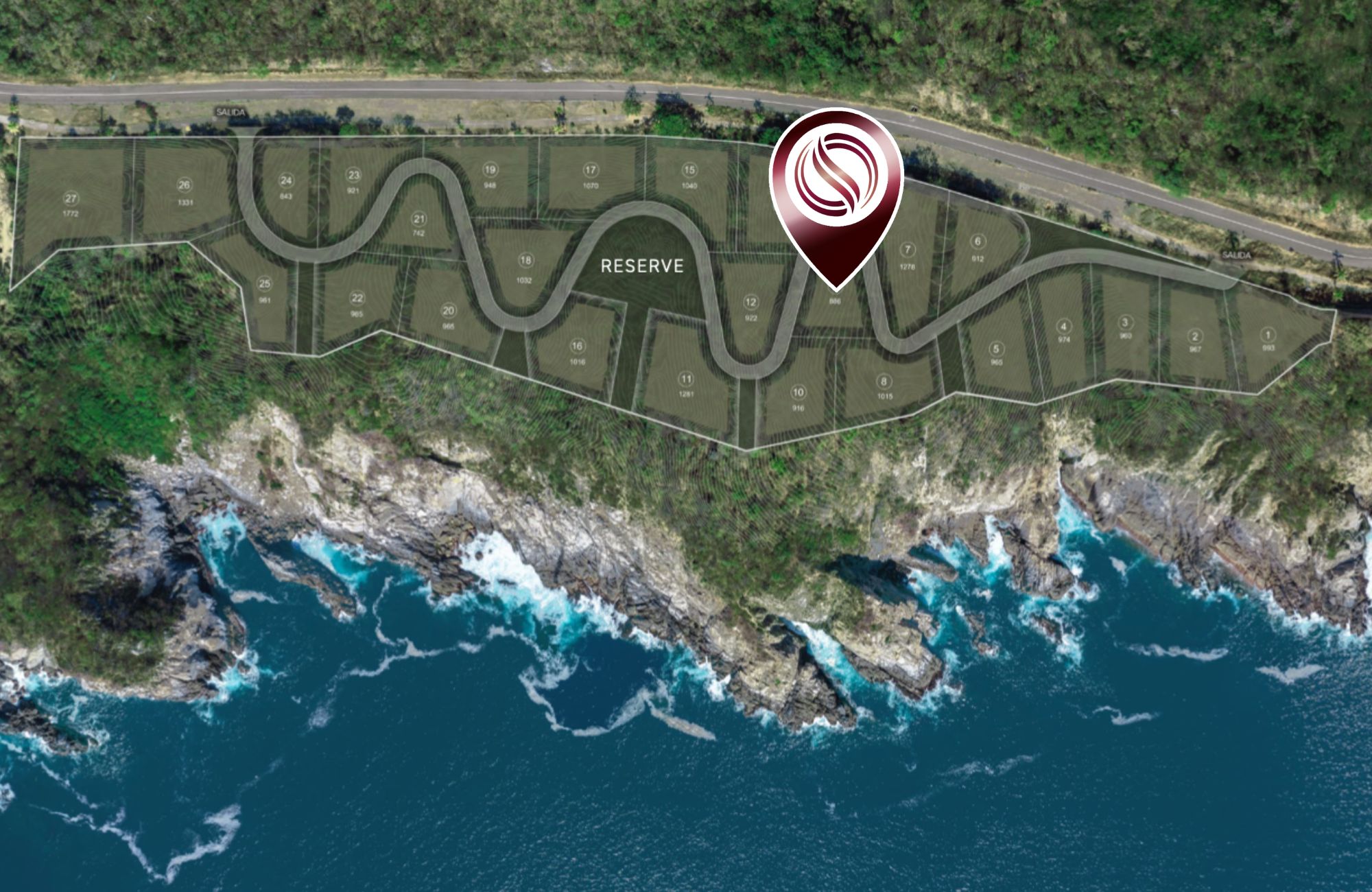 Oceanfront lot in an ultra-low-density development, for sale, Sector Viol&iacute;n, Huatulco