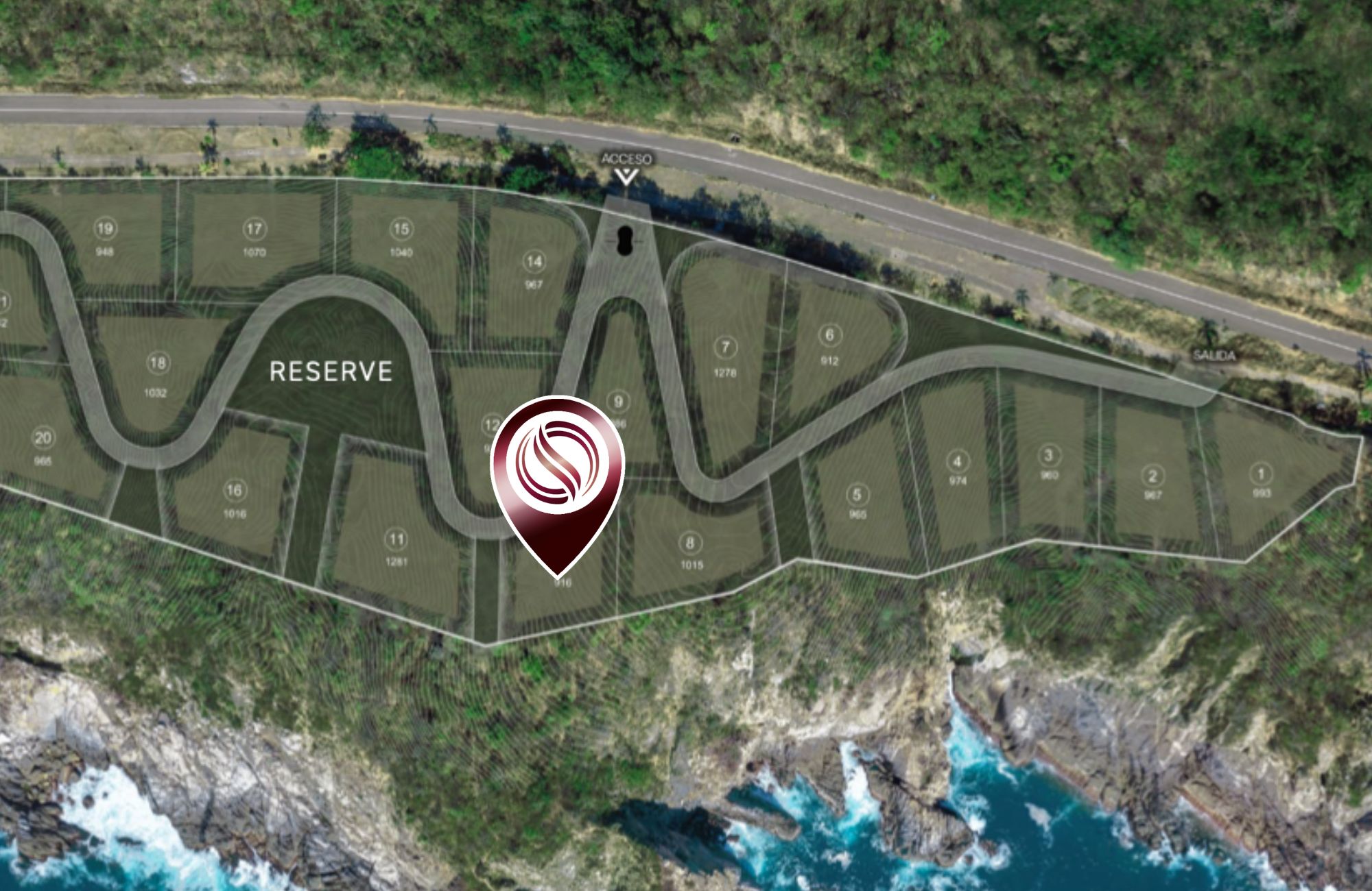 Oceanfront lot, ultra-low density, signature architecture, for sale, Sector Viol&iacute;n, Huatulco