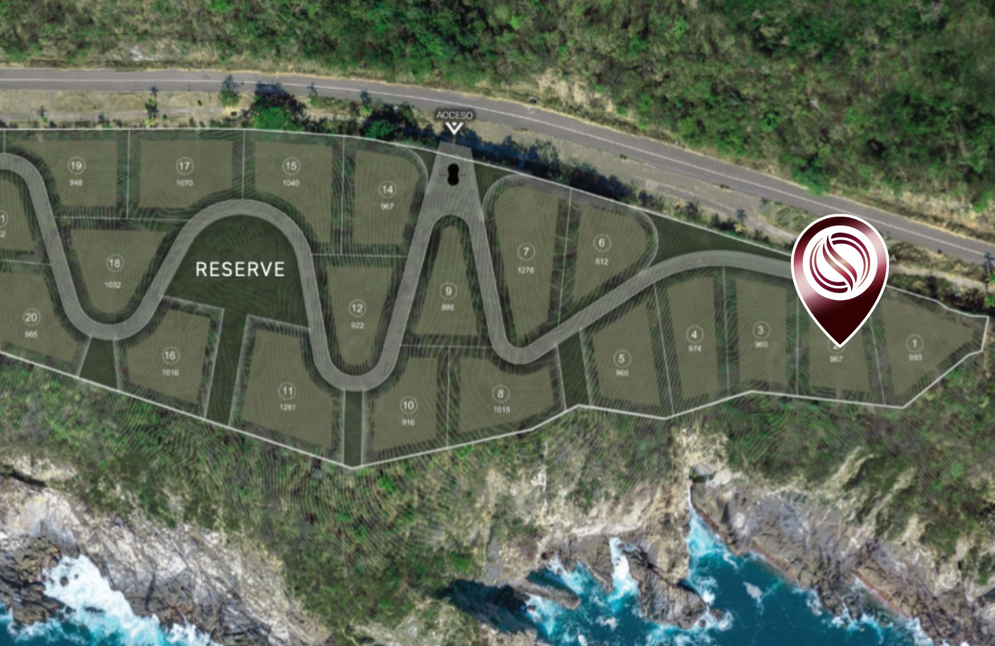 Oceanfront lot in an ultra-low-density development, for sale, Sector Viol&iacute;n, Huatulco
