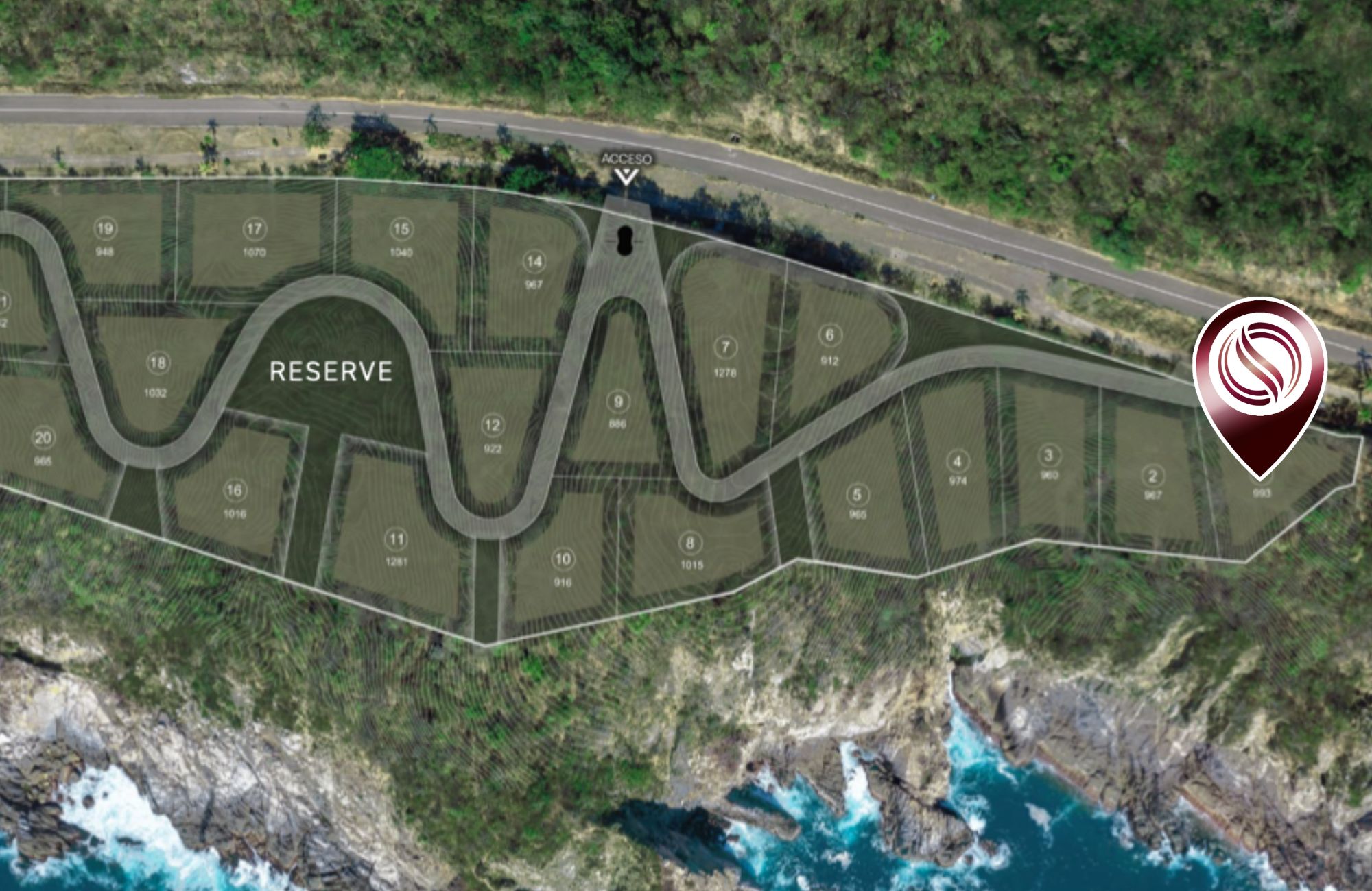 Oceanfront land in an ultra-low-density development, for sale, Sector Viol&iacute;n, Huatulco