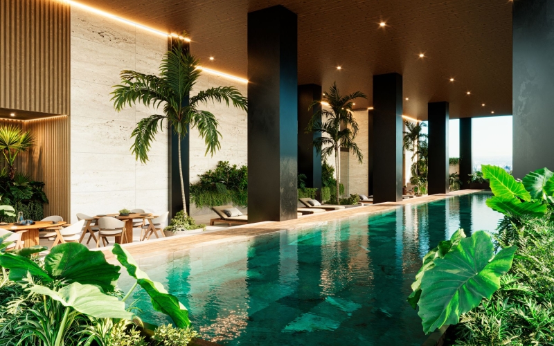 Condo for sale with resort-style amenities, Zona Norte, M&eacute;rida