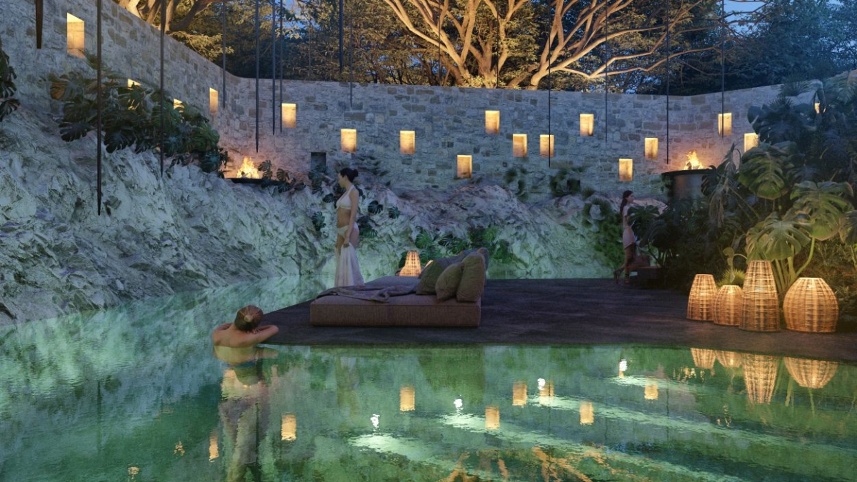 Luxury condo with innovative design, unique amenities and Cenotes