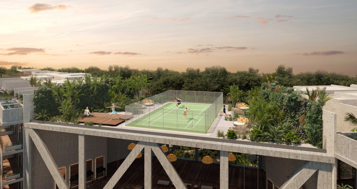 Luxury condo with innovative design, unique amenities and Cenotes