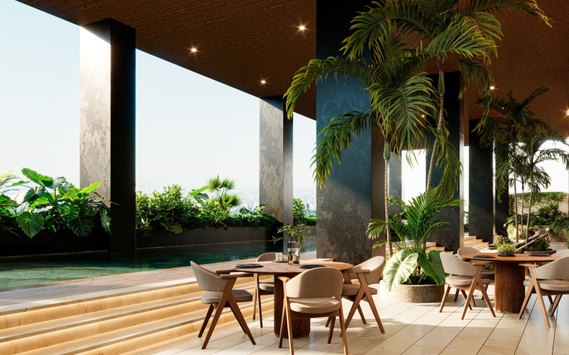 Luxury penthouse with private terrace for sale, Santa Gertrudis Copo, M&eacute;rida