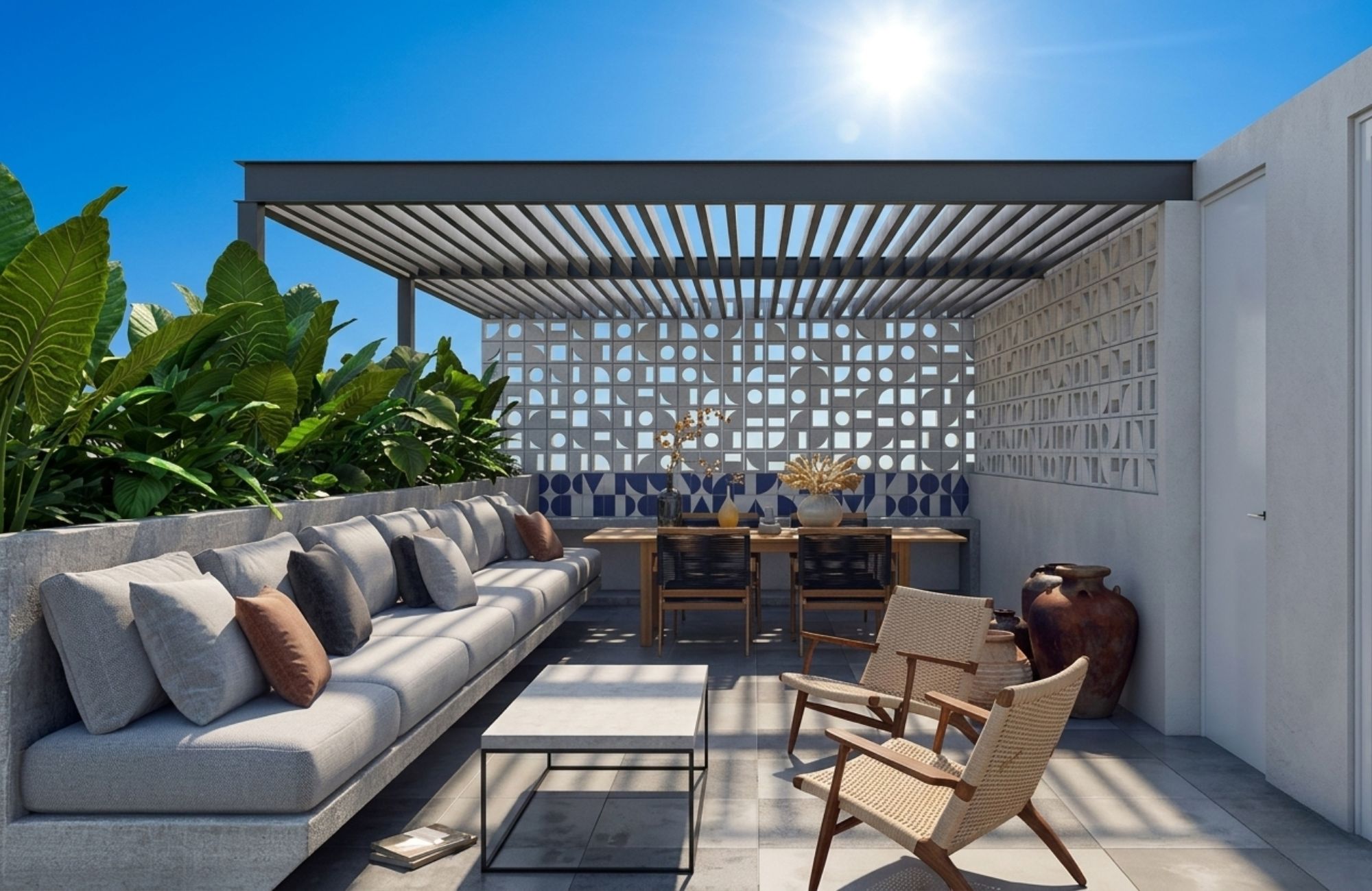 Apartment with balcony, roof terrace, pergolas for events, sale, Zona Norte, M&eacute;rida.