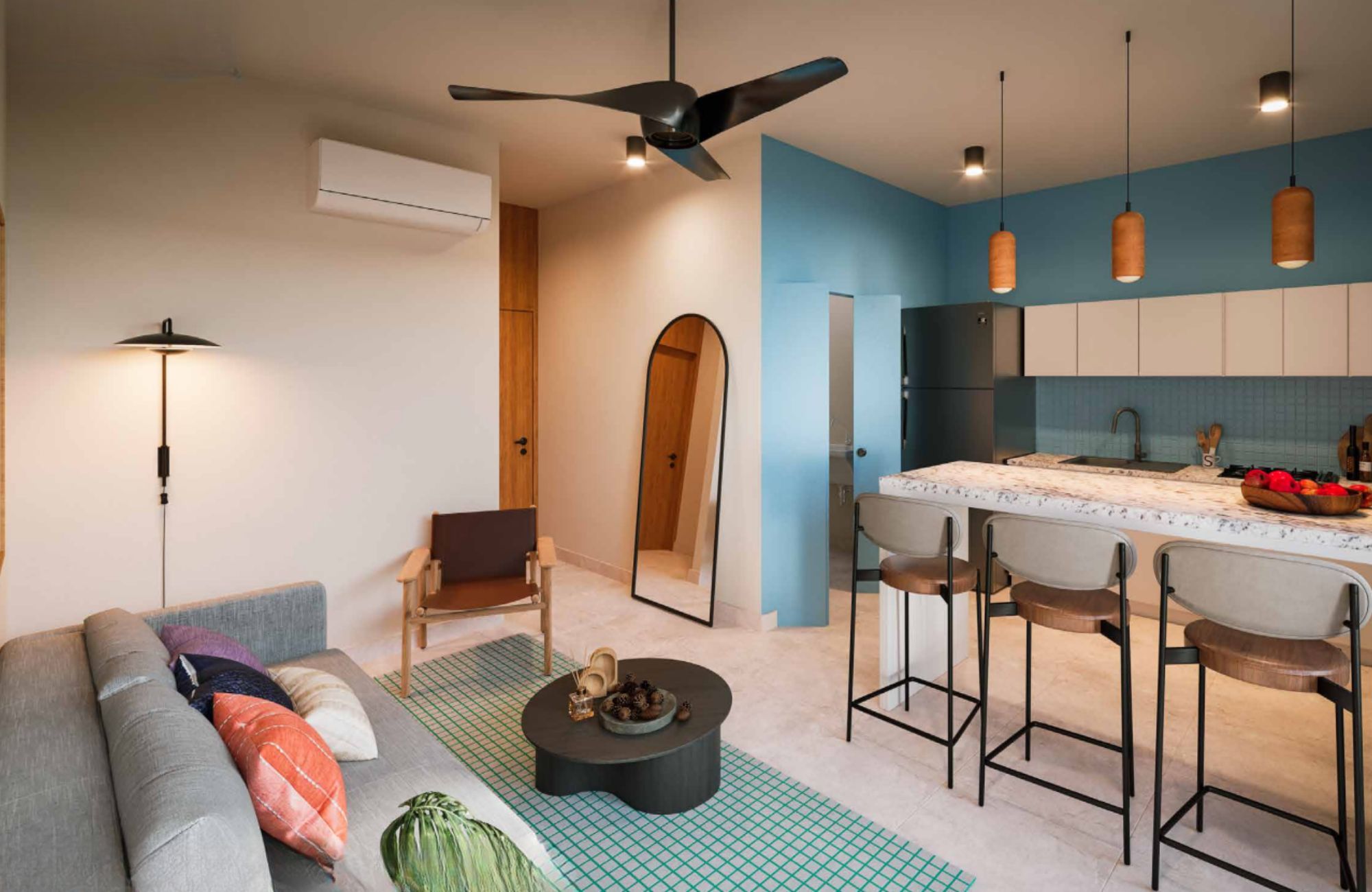 Apartment with balcony, roof terrace, pergolas for events, sale, Zona Norte, M&eacute;rida.