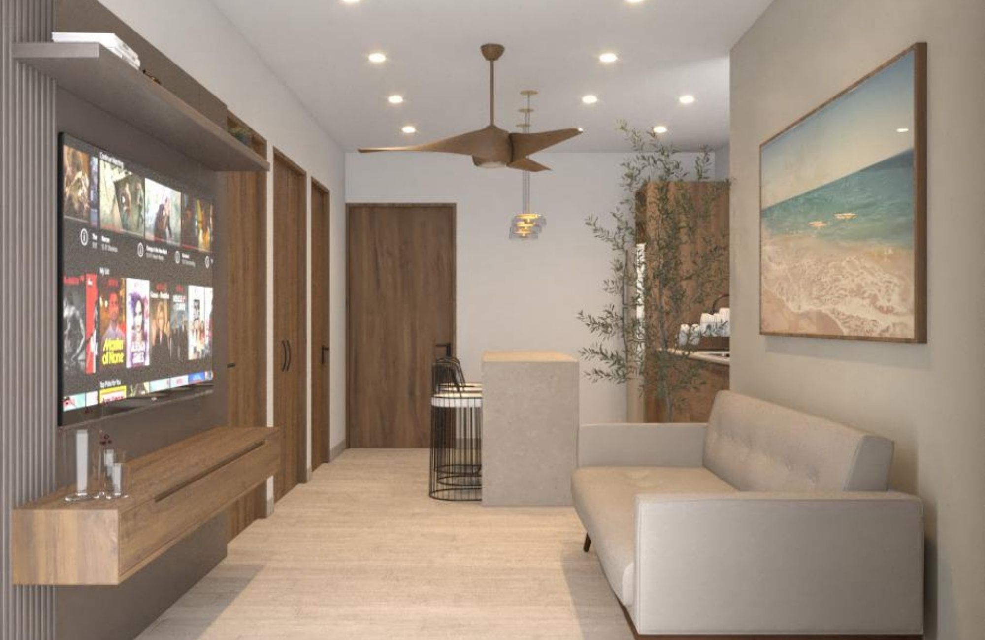 Apartment with swimming lane, jacuzzi, spa, pre-construction near Fifth Avenue