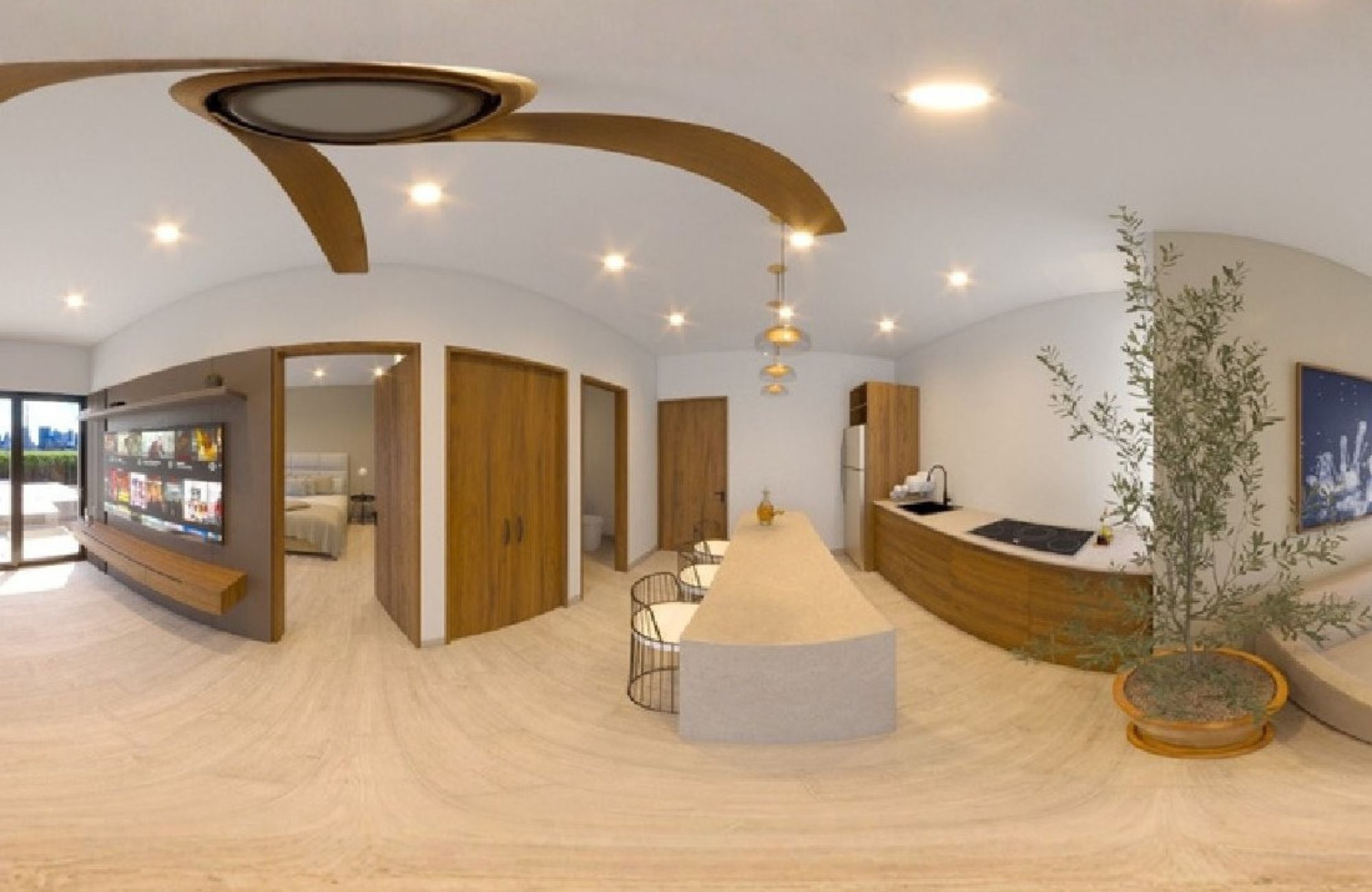 Condo with swimming lane, jacuzzi, spa, coworking, for sale near Fifth Avenue