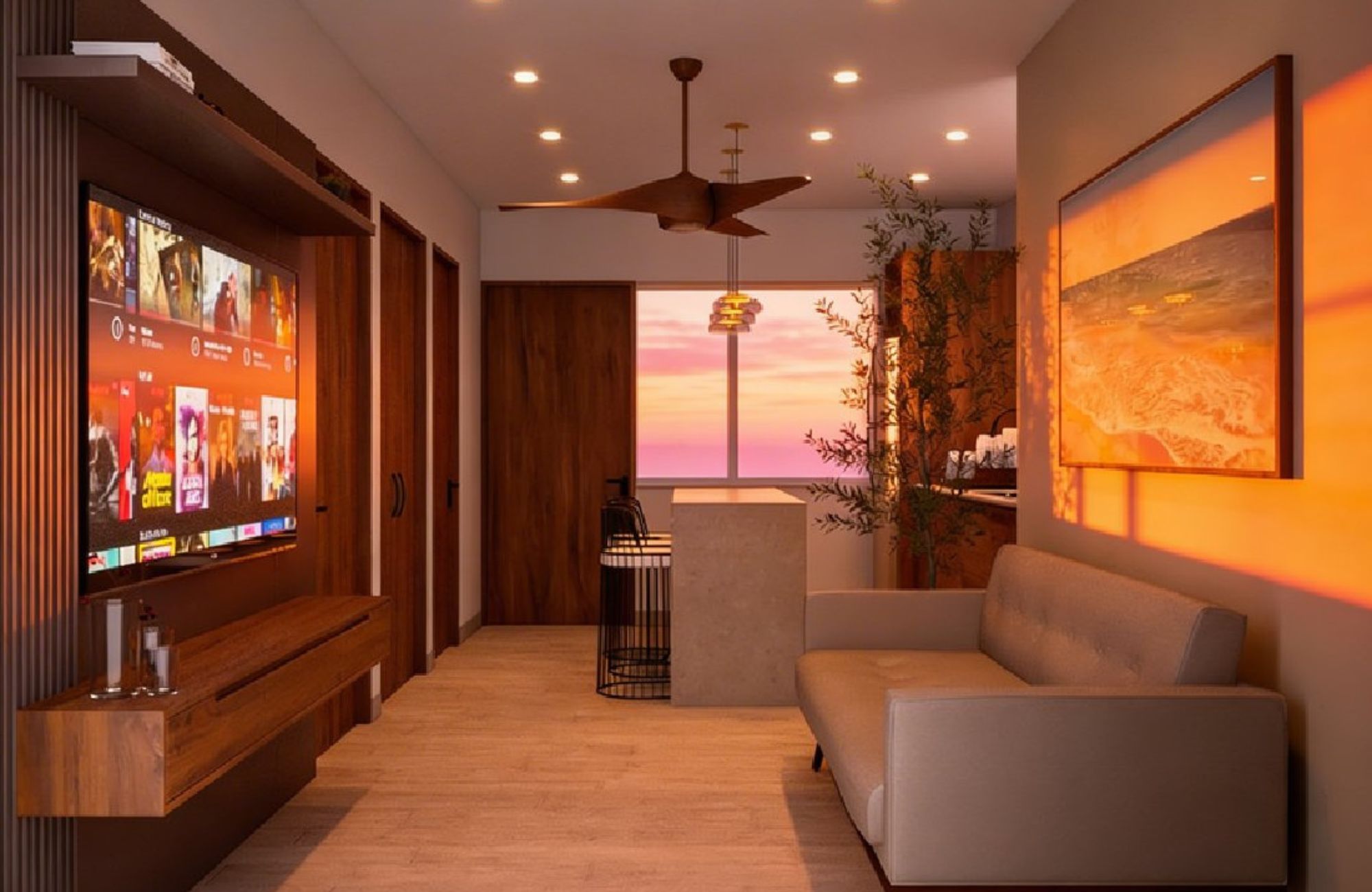 Condo with swimming lane, jacuzzi, spa, coworking, for sale near Fifth Avenue