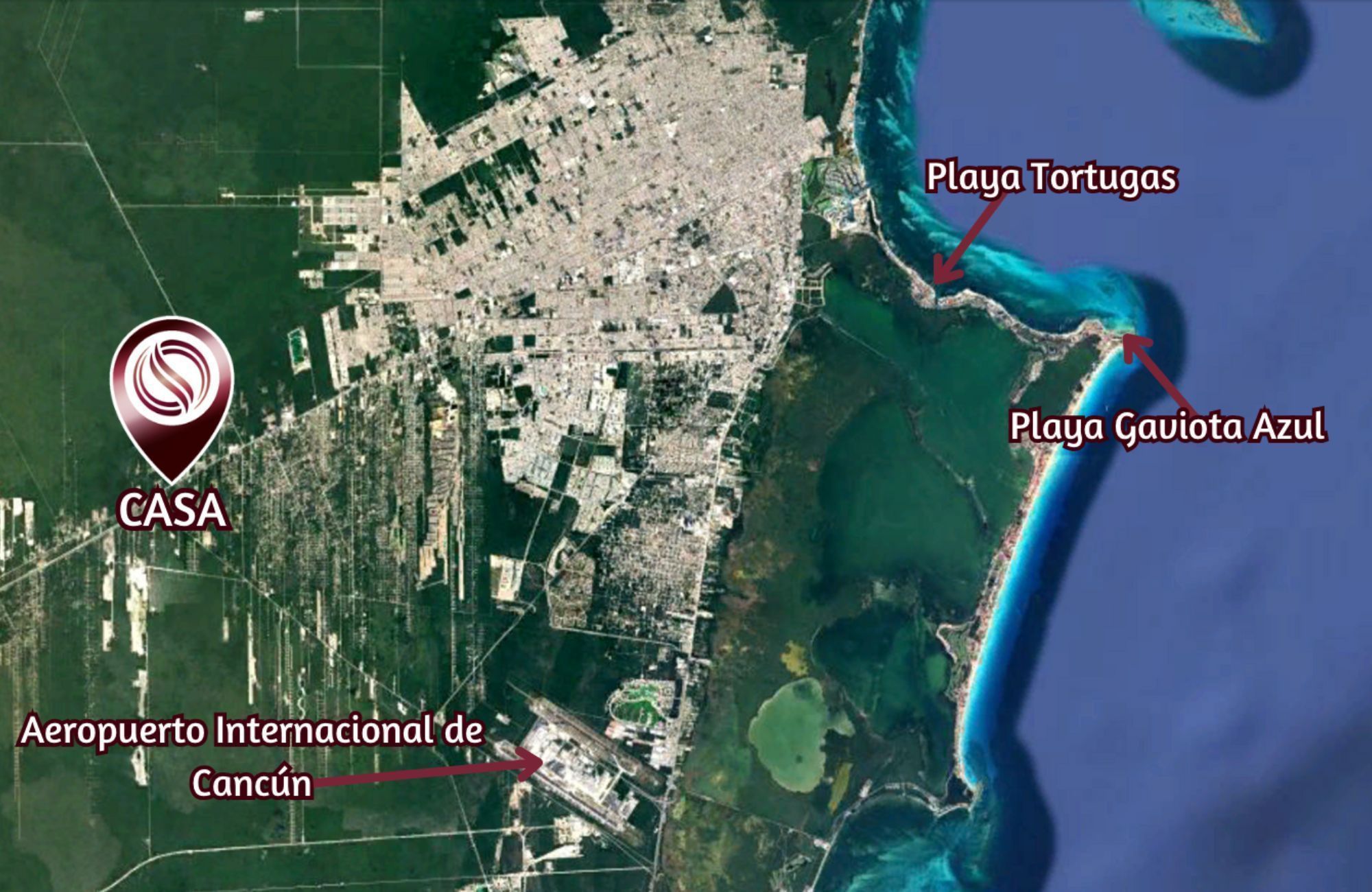 Casa con alberca en fraccionamiento privado, en venta, Fraccionamiento Villamarino, Canc&uacute;n