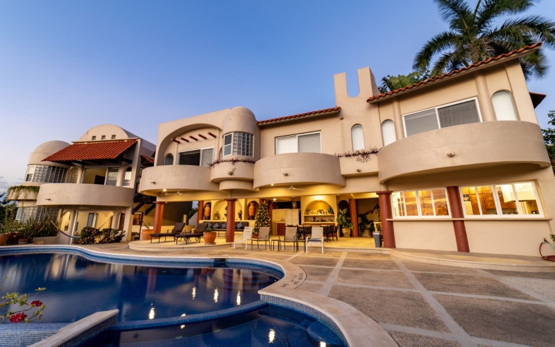 House with Private Pool and Ocean View for Sale, Residencial Conejos, Huatulco