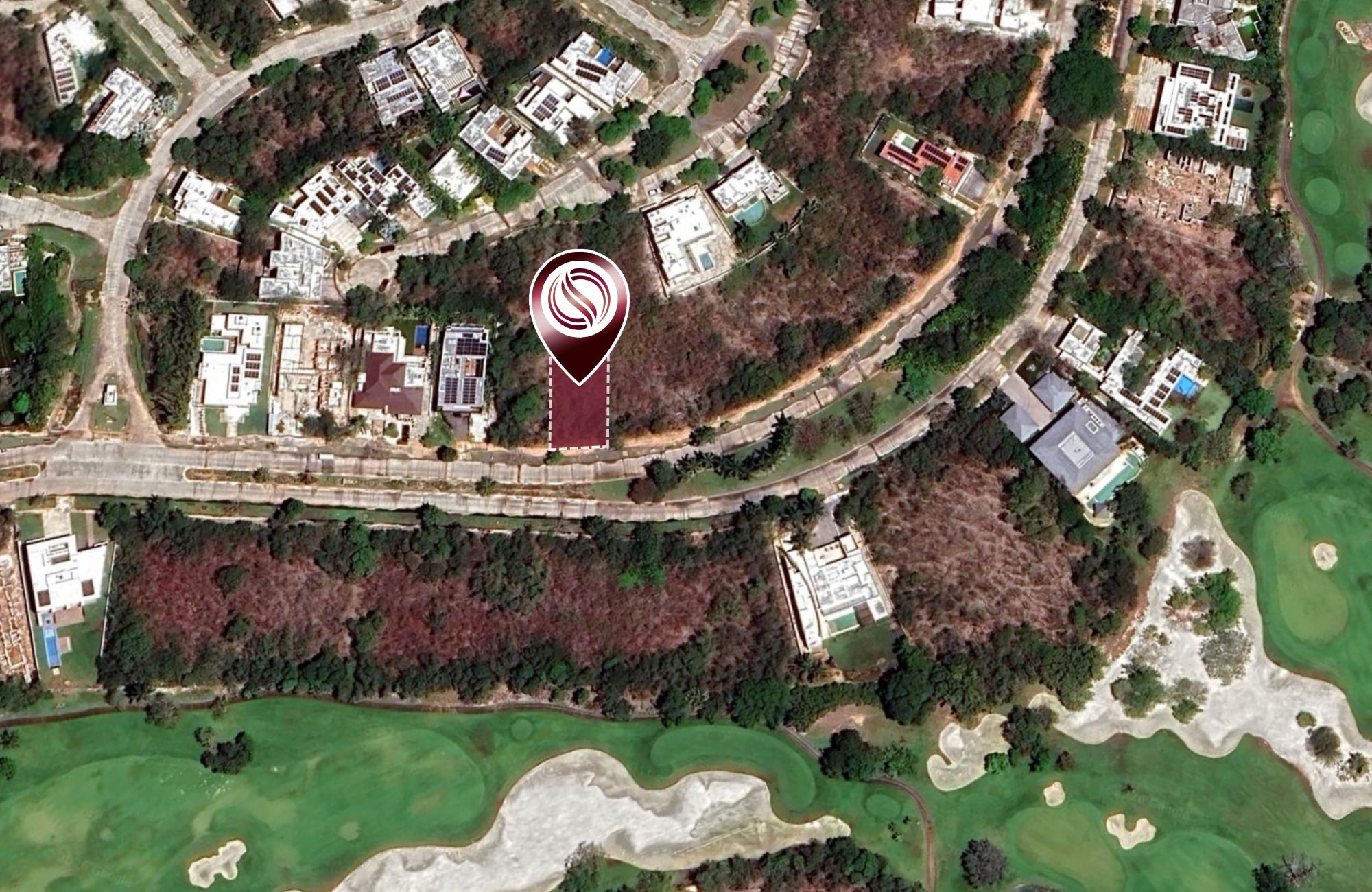 Lote de 998 m2 dentro de residencial privado con campo de golf, venta M&eacute;rida.