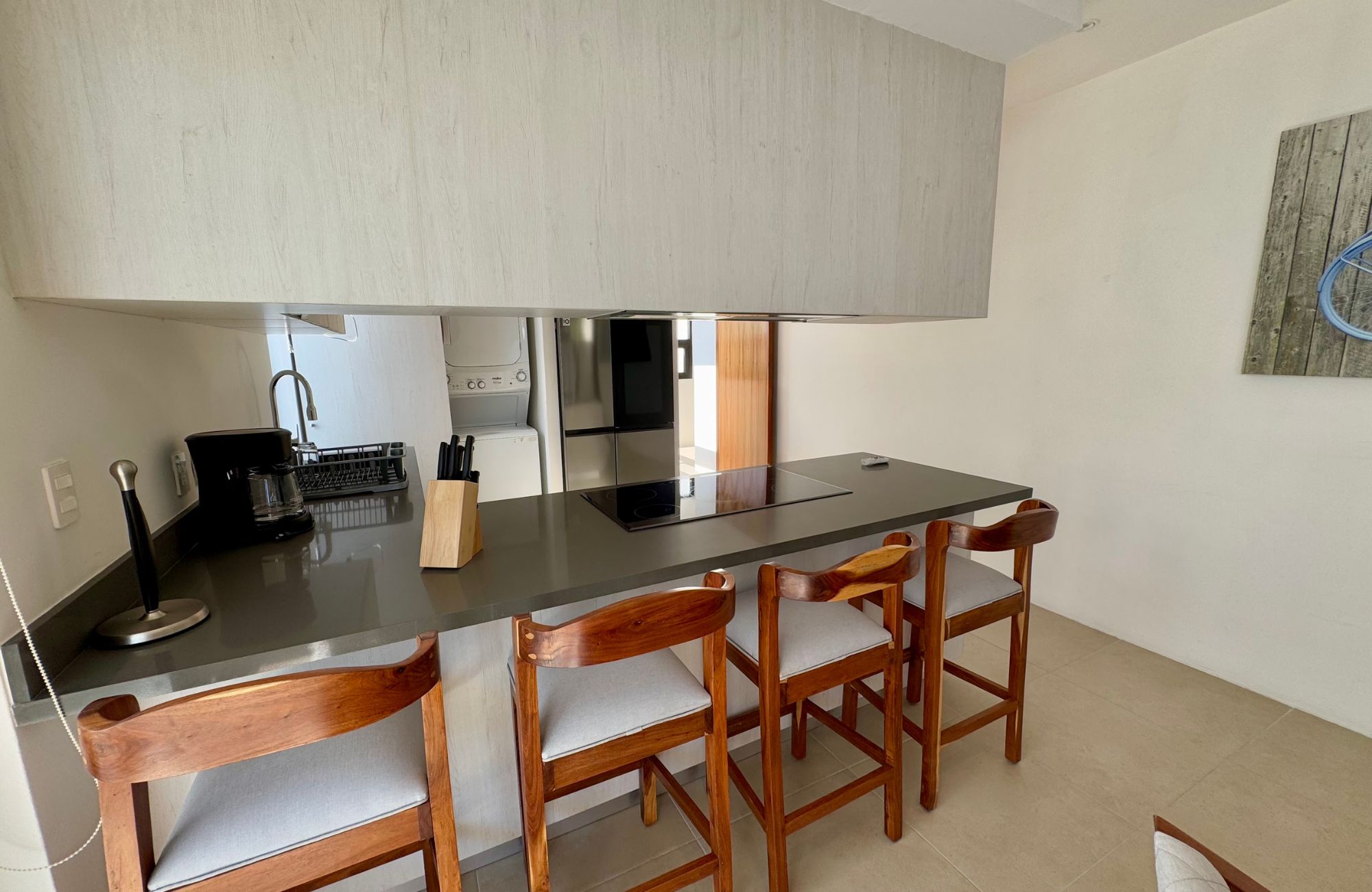 Departamento con rooftop vista al mar, alberca privada en venta en Cozumel