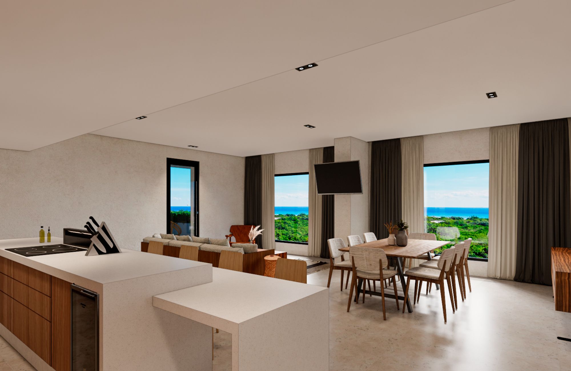 Apartment for Sale, Ocean View, Pre-Construction, Downtown Playa del Carmen