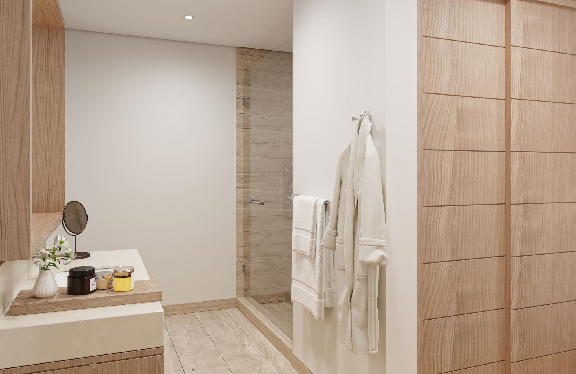 Ocean front apartment with private Jacuzzi, furnished, pool and Coworking Area, for sale in Puerto Morelos.