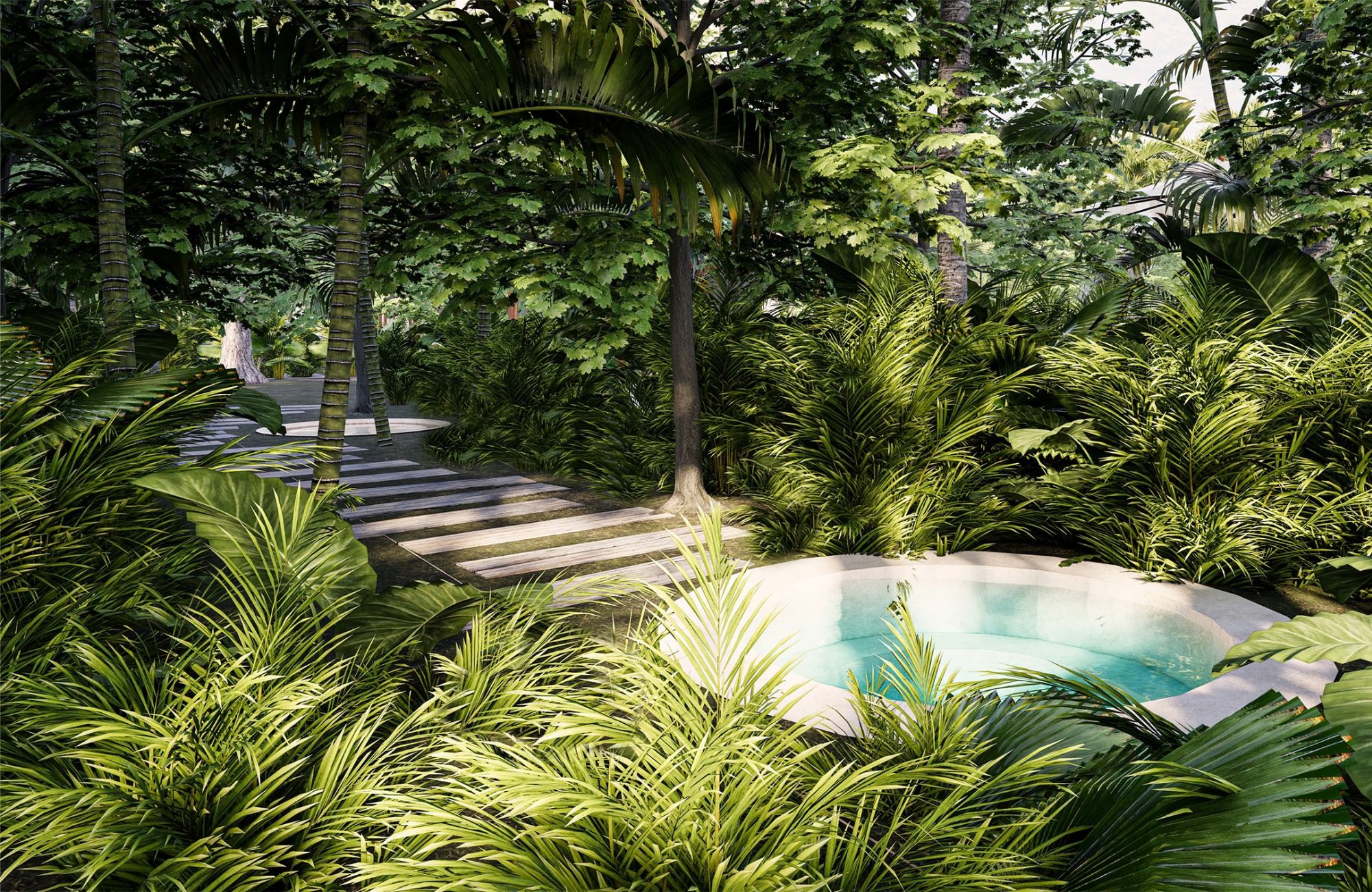 Golf-course view condo in The Village, for sale, Corasol, Playa del Carmen