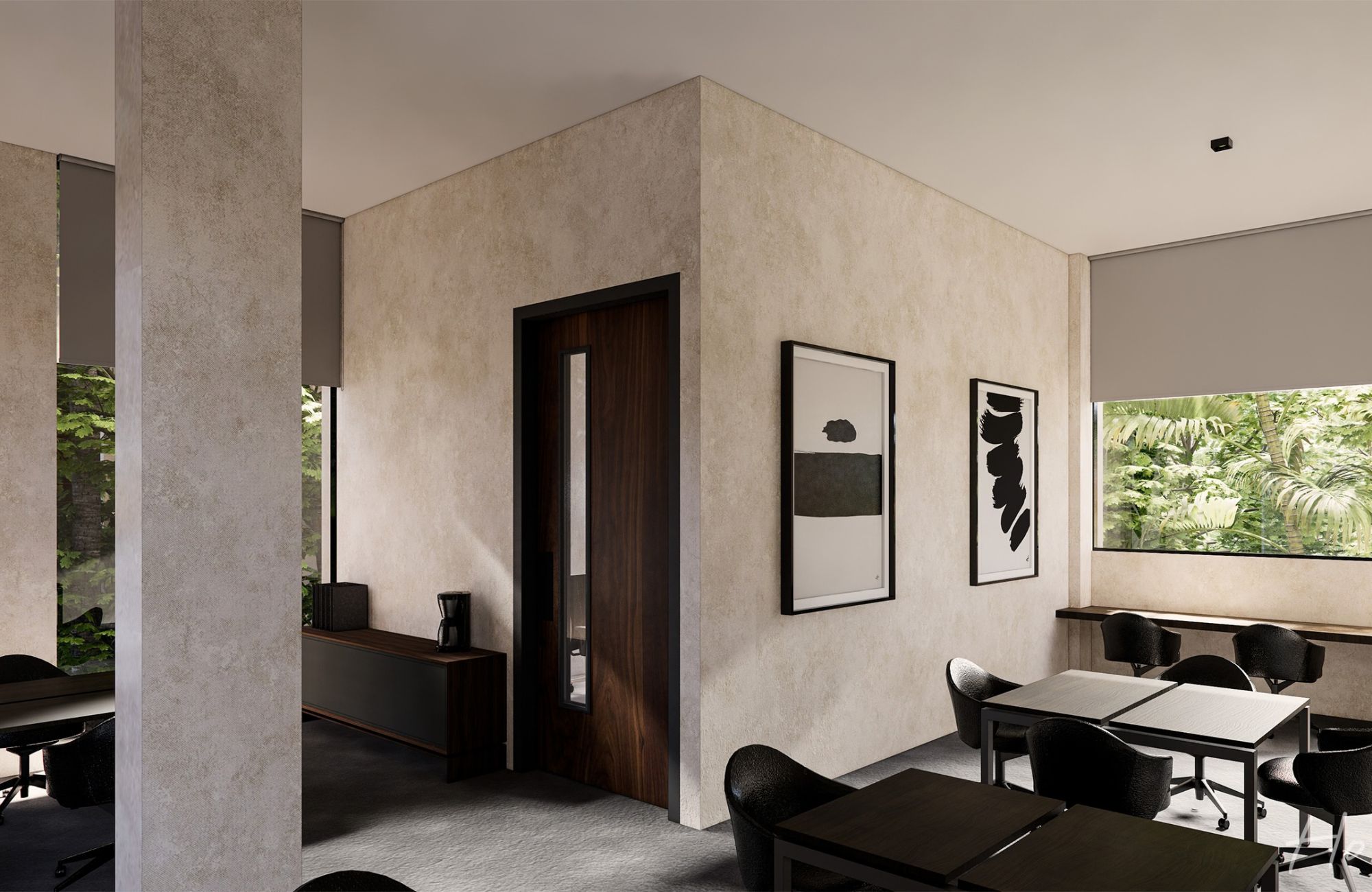 Golf-course view condo in The Village, for sale, Corasol, Playa del Carmen