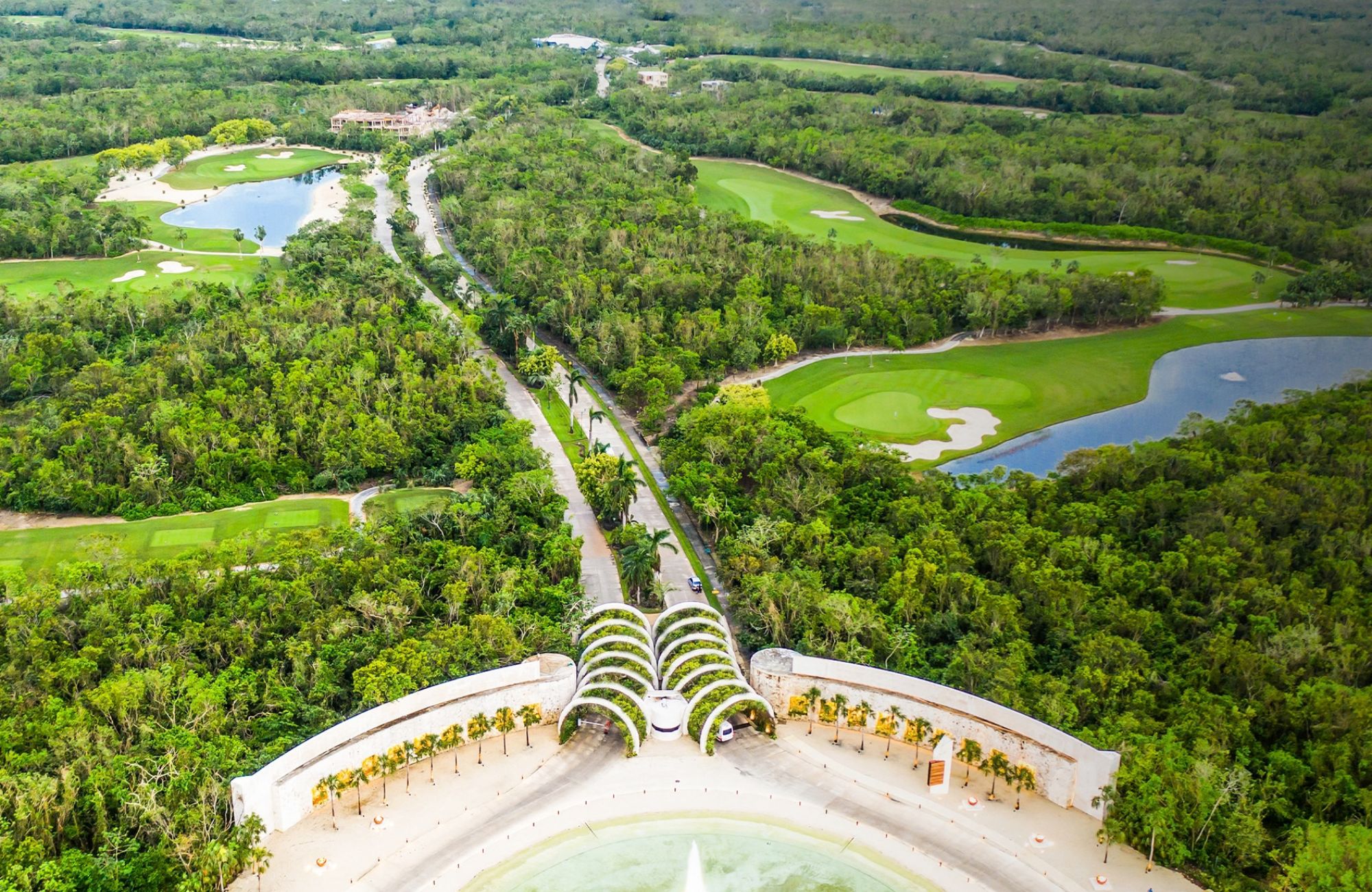 Golf-course view condo in The Village, for sale, Corasol, Playa del Carmen