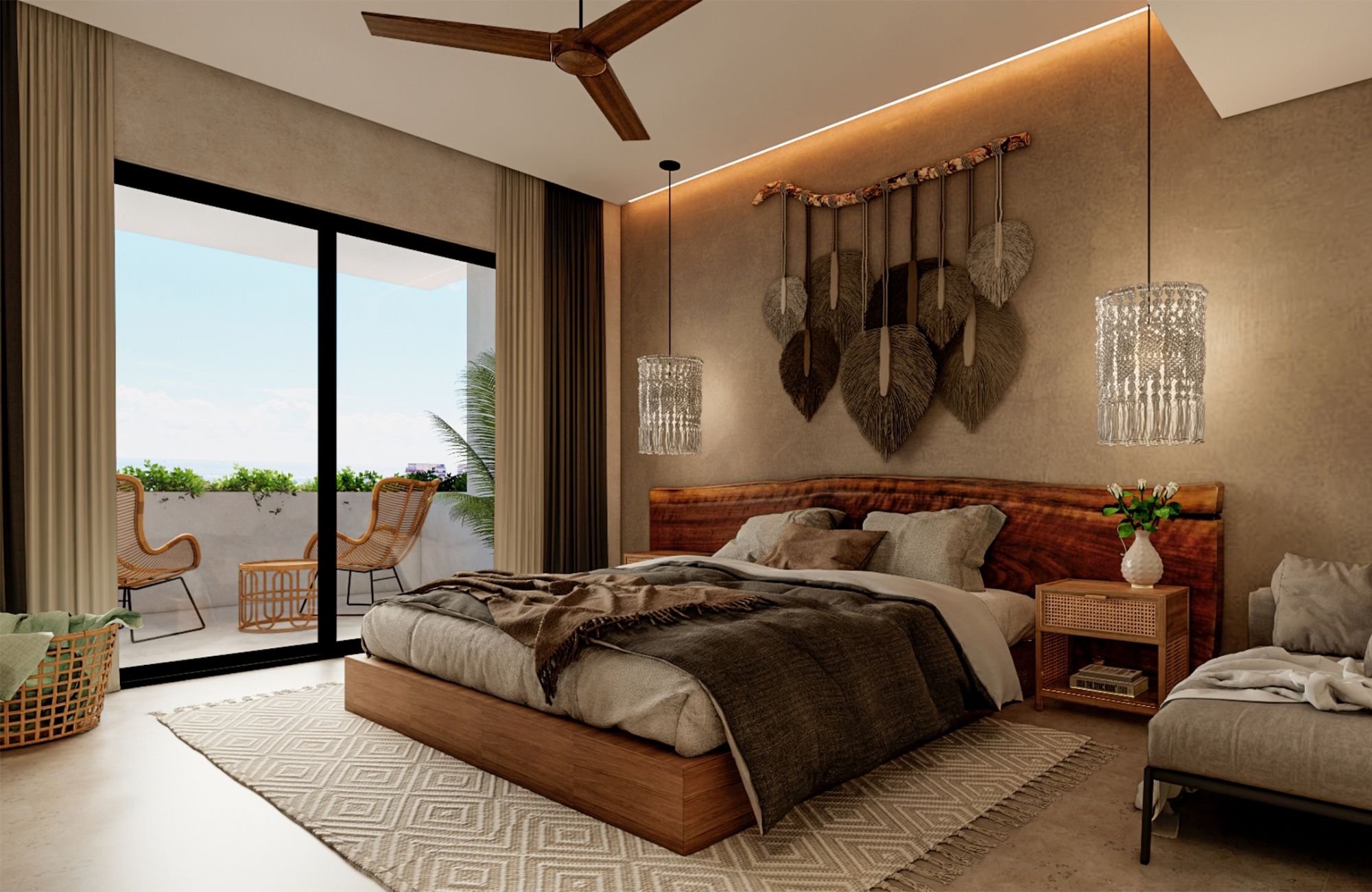 Golf-course view condo in The Village, for sale, Corasol, Playa del Carmen