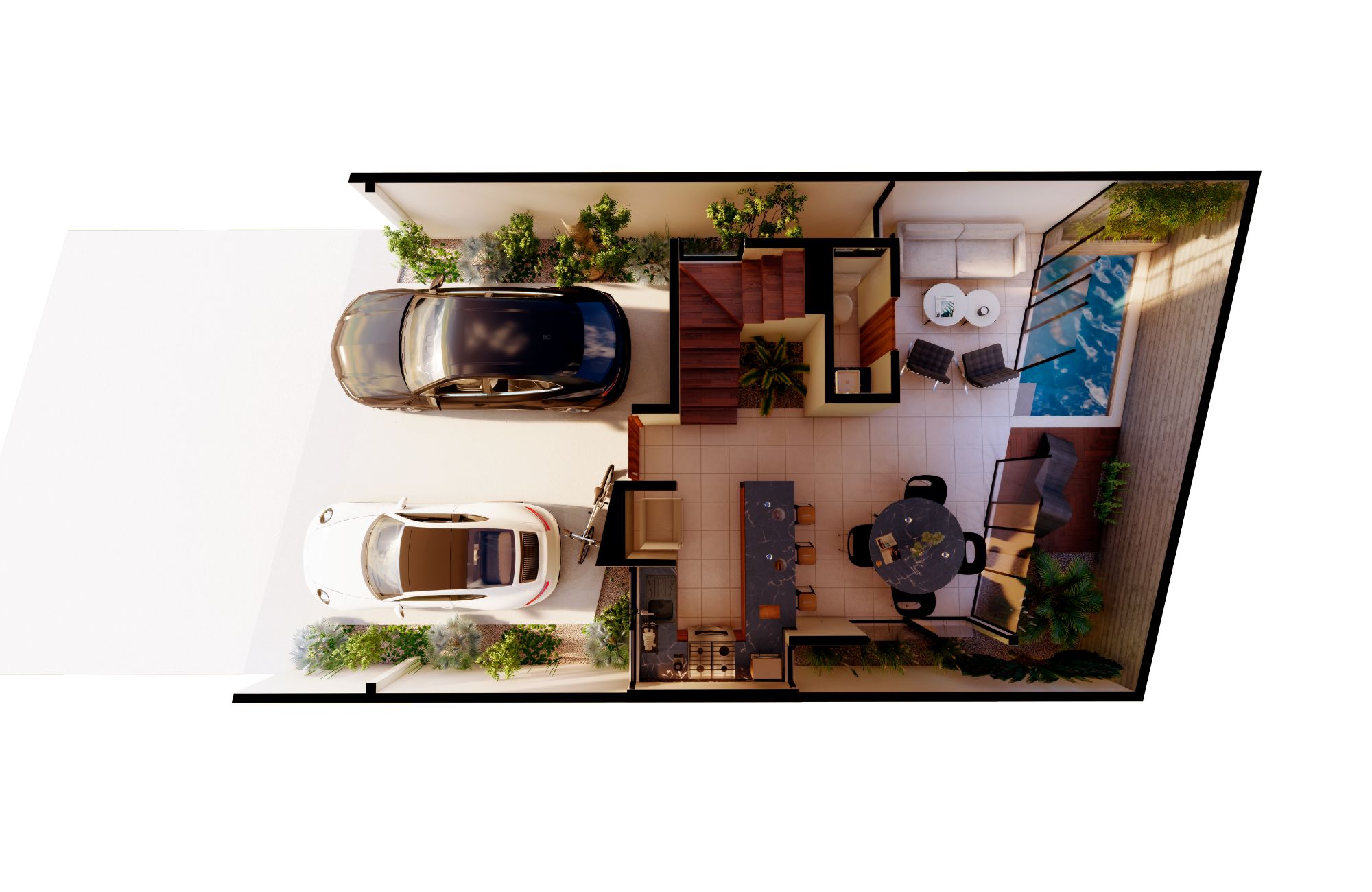 House for sale with garden, terrace, pre-construction, CD Caucel, M&eacute;rida