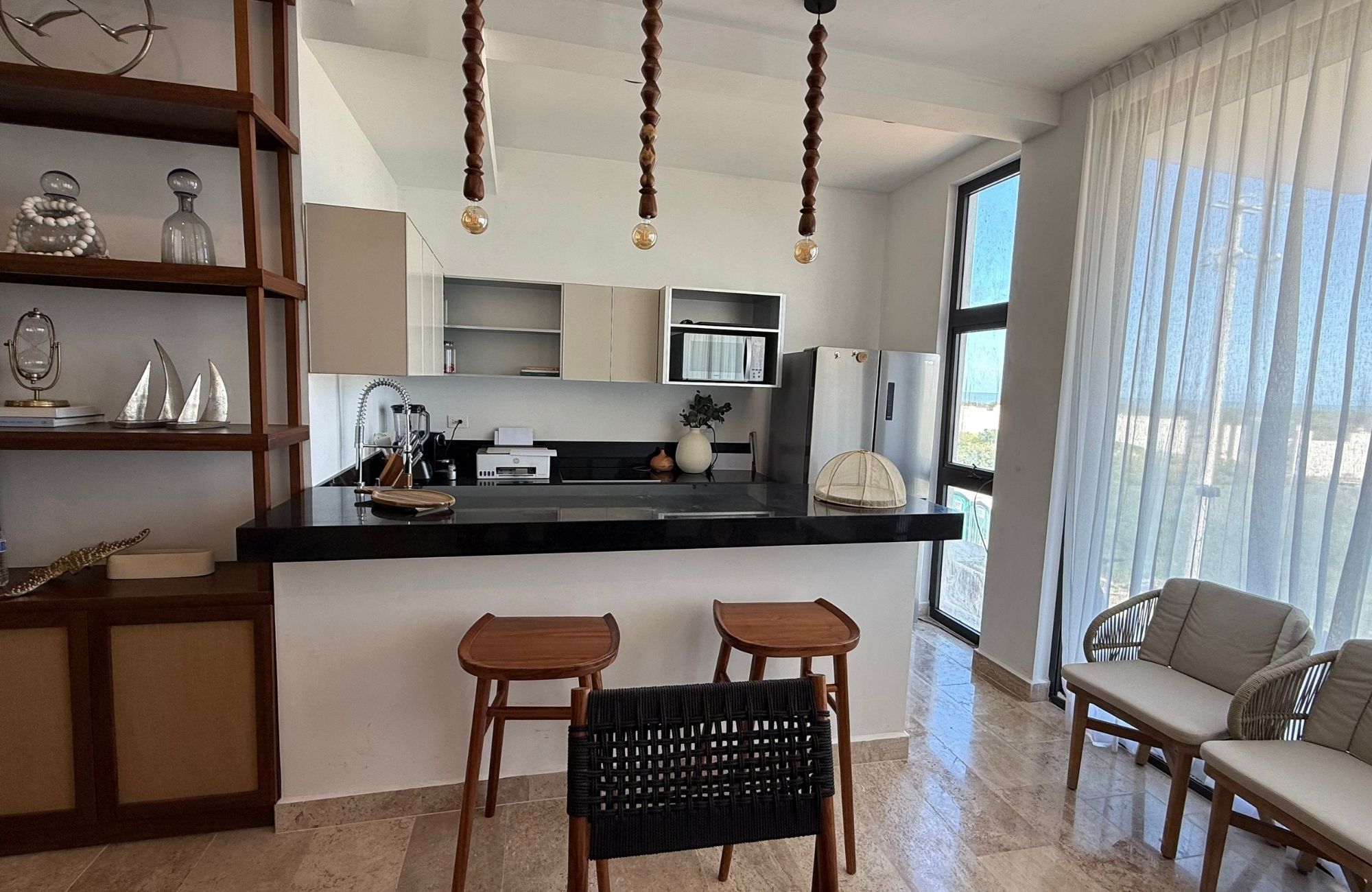 Apartment with ocean view pool and more amenities for sale San Crisanto Yucatan.