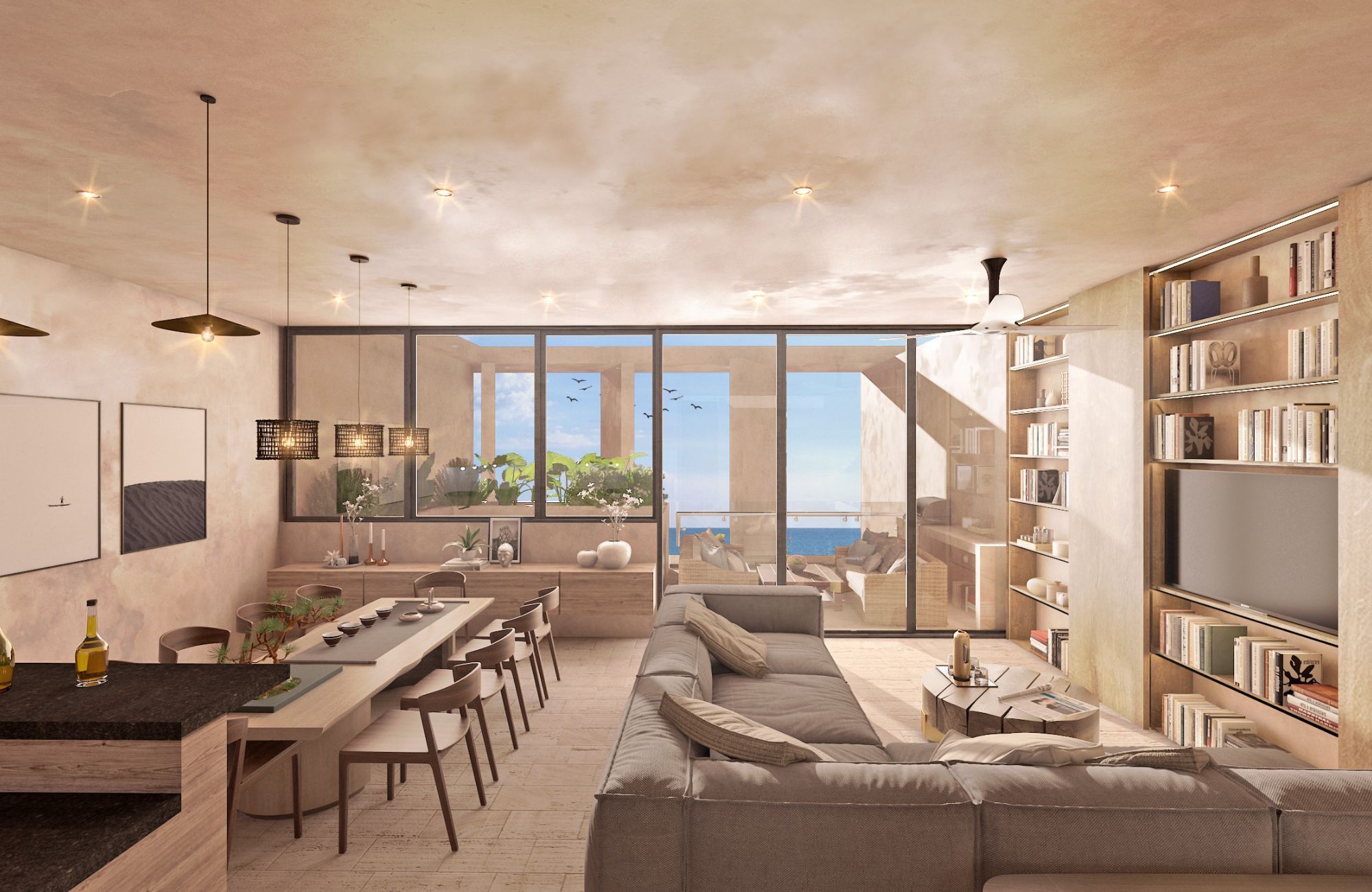 Luxury penthouse with private terrace for sale, Santa Gertrudis Copo, M&eacute;rida