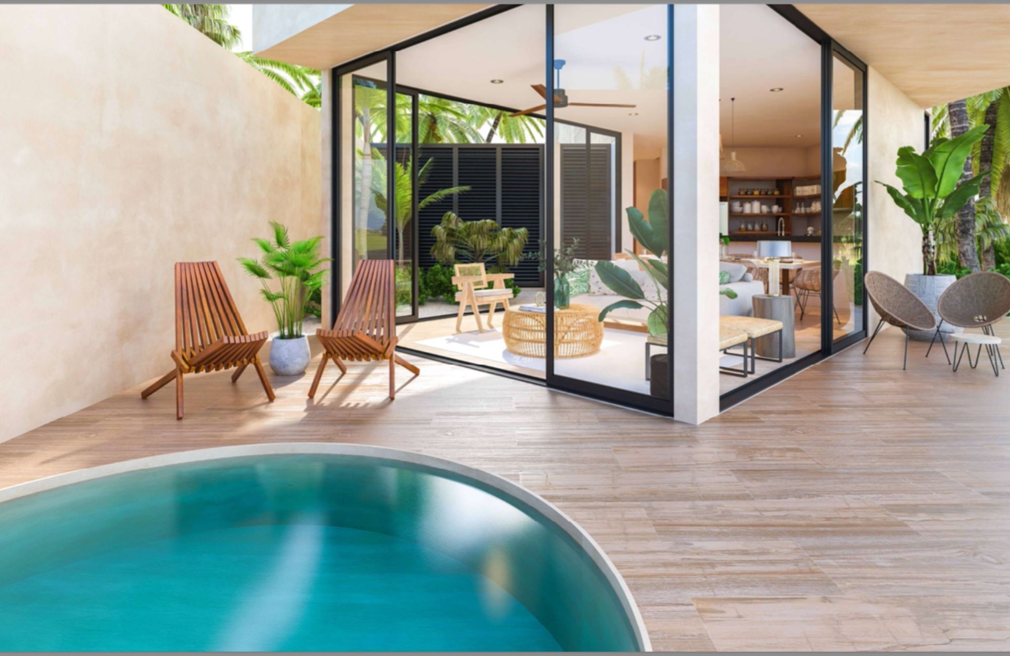 Oceanfront villa with private pool, for sale, Telchac, M&eacute;rida