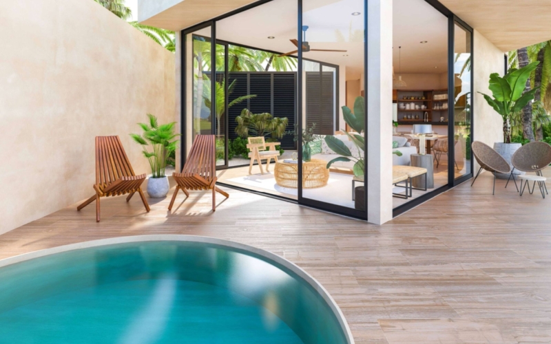 Ocean-View Villa with Pool and Rooftop for Sale, Telchac Puerto, Yucat&aacute;n