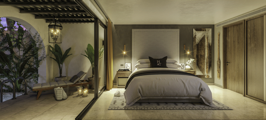 Condo in green building with luxury common areas, solar panels, jacuzzi, gym, concierge, 10 minutes from the beach, La Veleta, Tulum