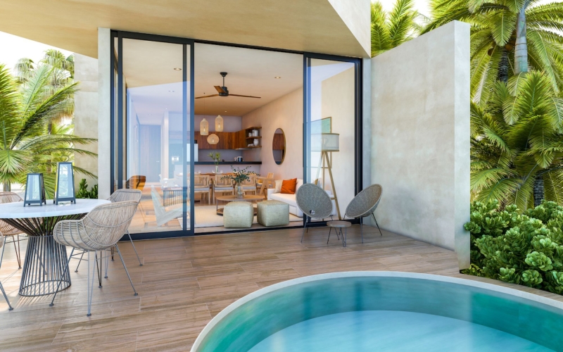 Beachfront Villa with Pool and Rooftop for Sale, Telchac Puerto, Yucat&aacute;n