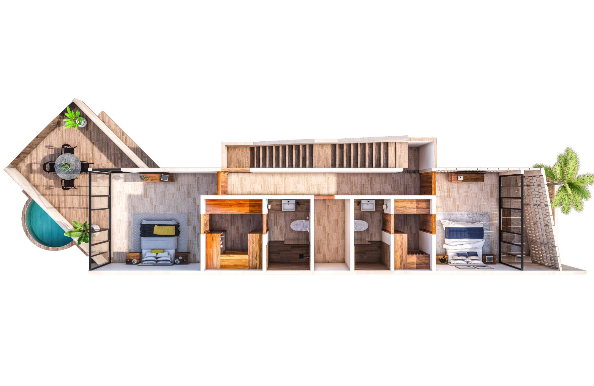 Two-story house with private pool for sale, Xcanat&uacute;n, M&eacute;rida