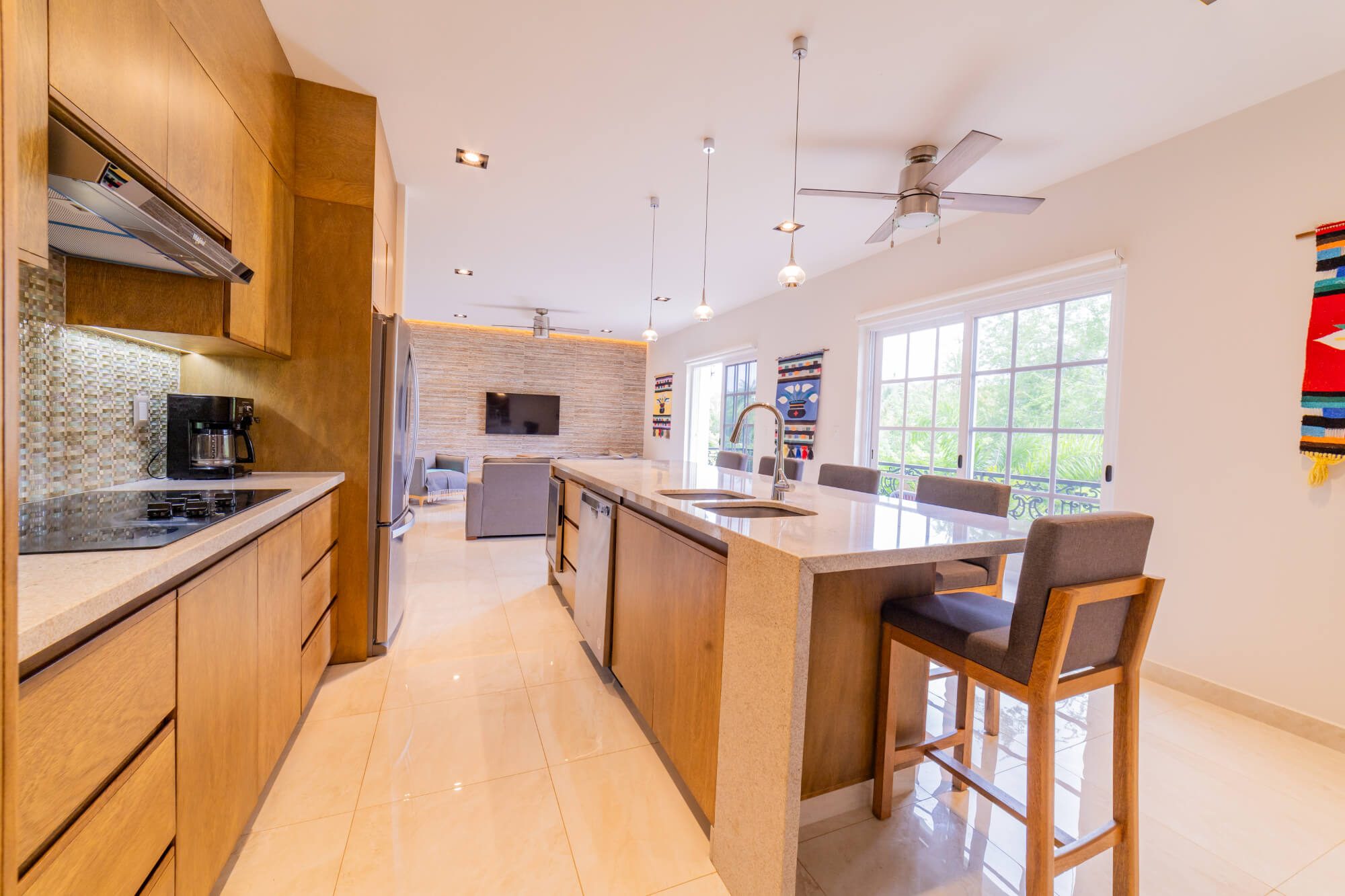 Apartment with terrace and pool in pre-construction, fifth avenue, sale, Huatulco