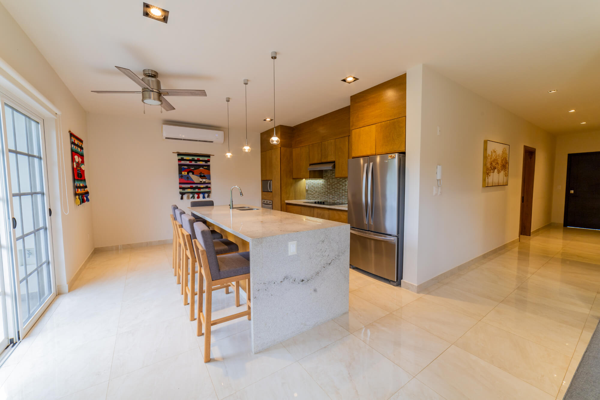 Apartment with terrace and pool in pre-construction, fifth avenue, sale, Huatulco