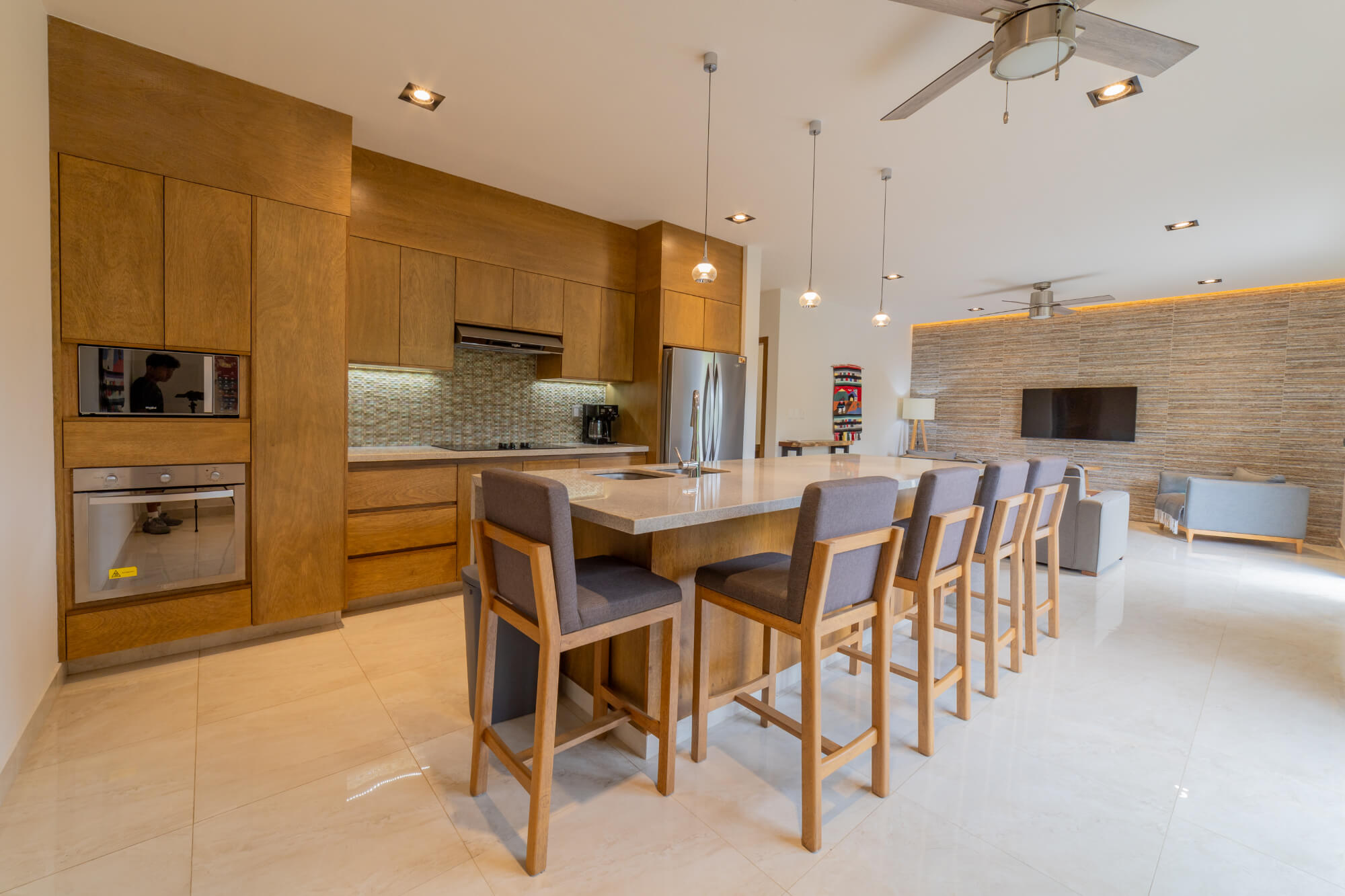 Apartment with terrace and pool in pre-construction, fifth avenue, sale, Huatulco