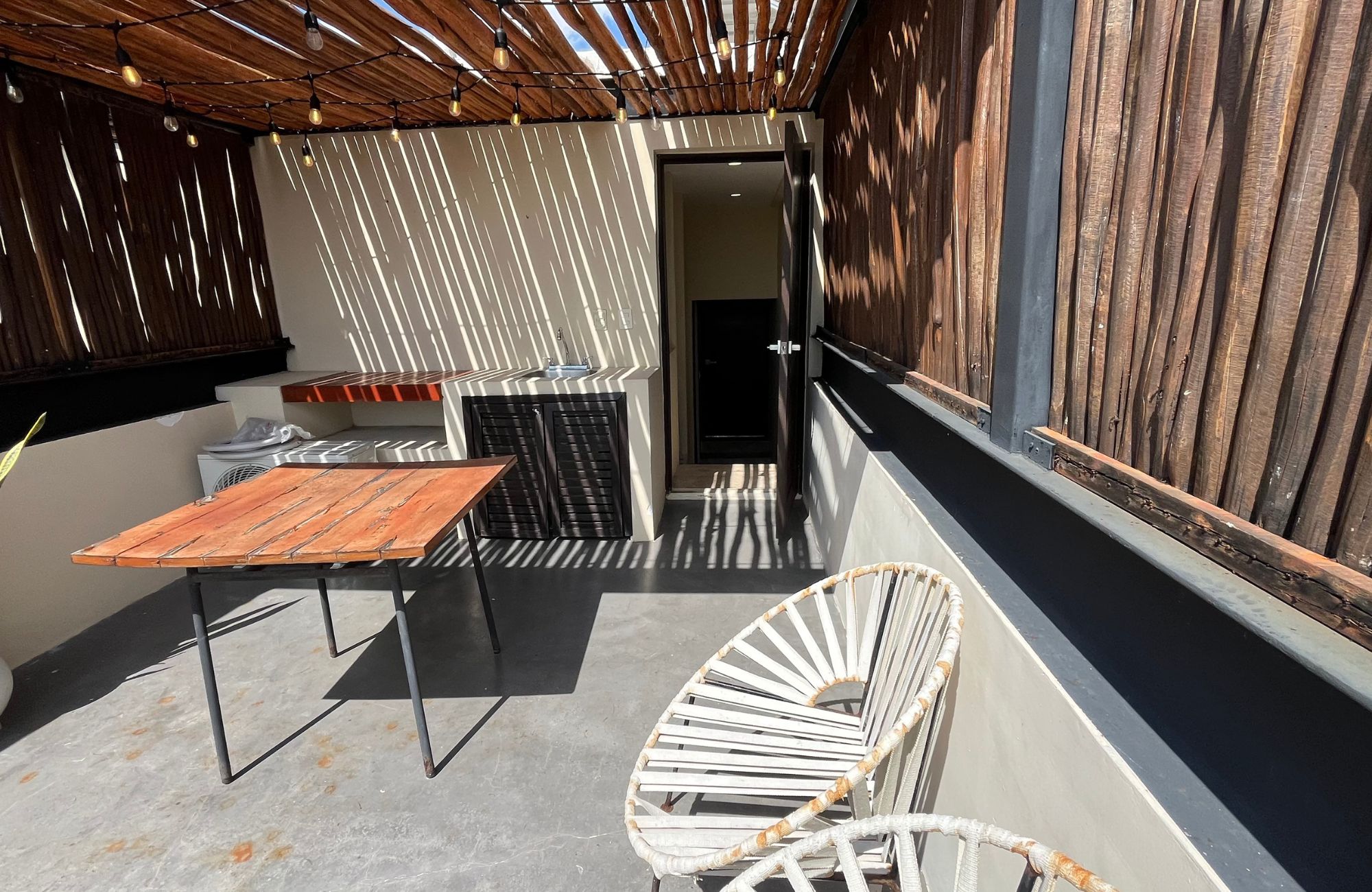 Penthouse steps from the ocean with beach club in Akumal Tulum