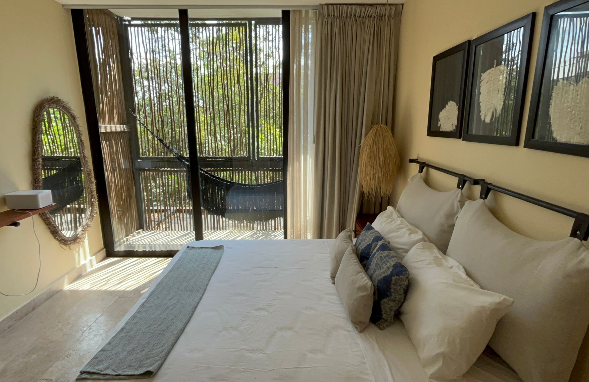 Penthouse steps from the ocean with beach club in Akumal Tulum