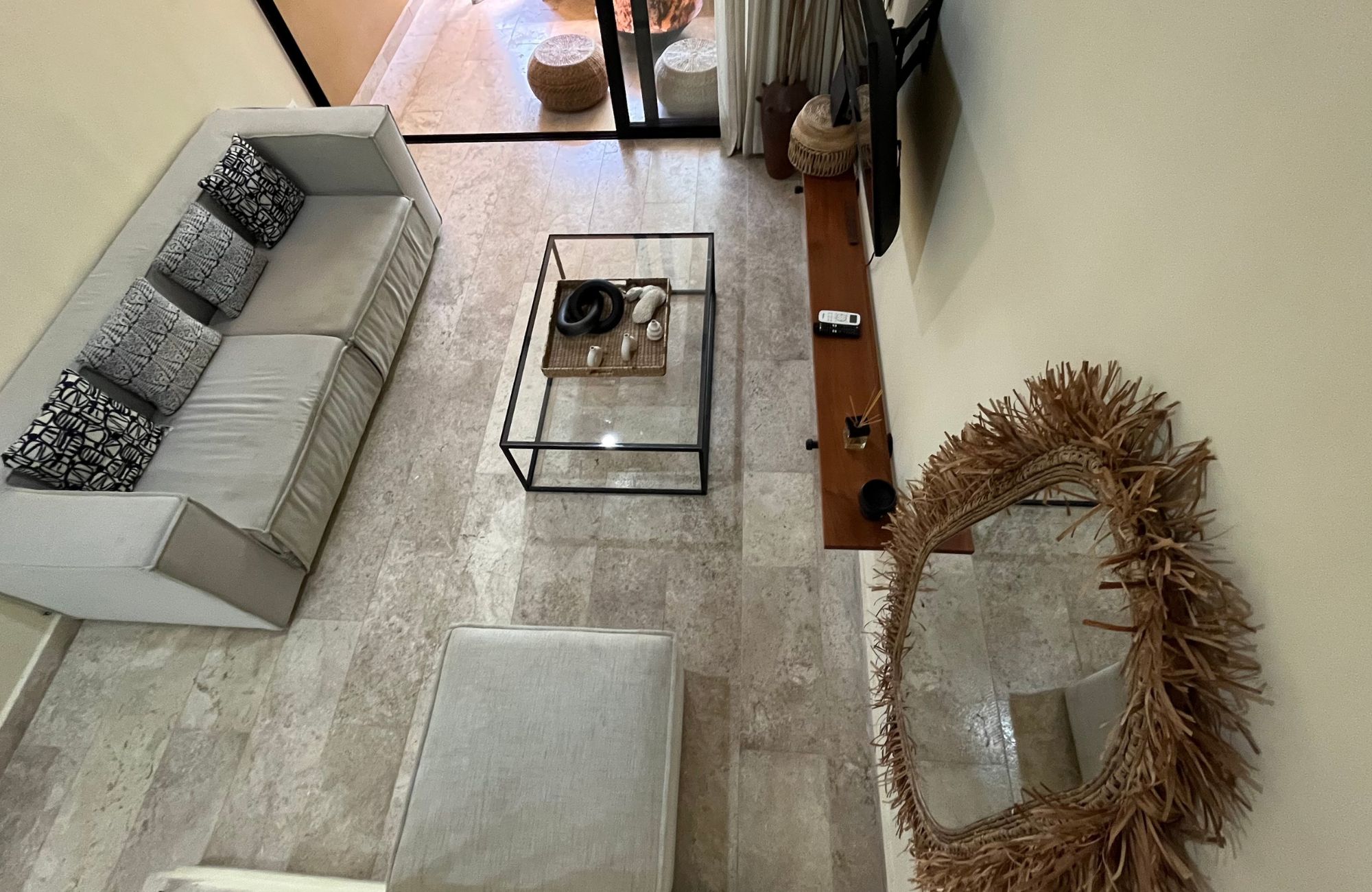 Penthouse steps from the ocean with beach club in Akumal Tulum