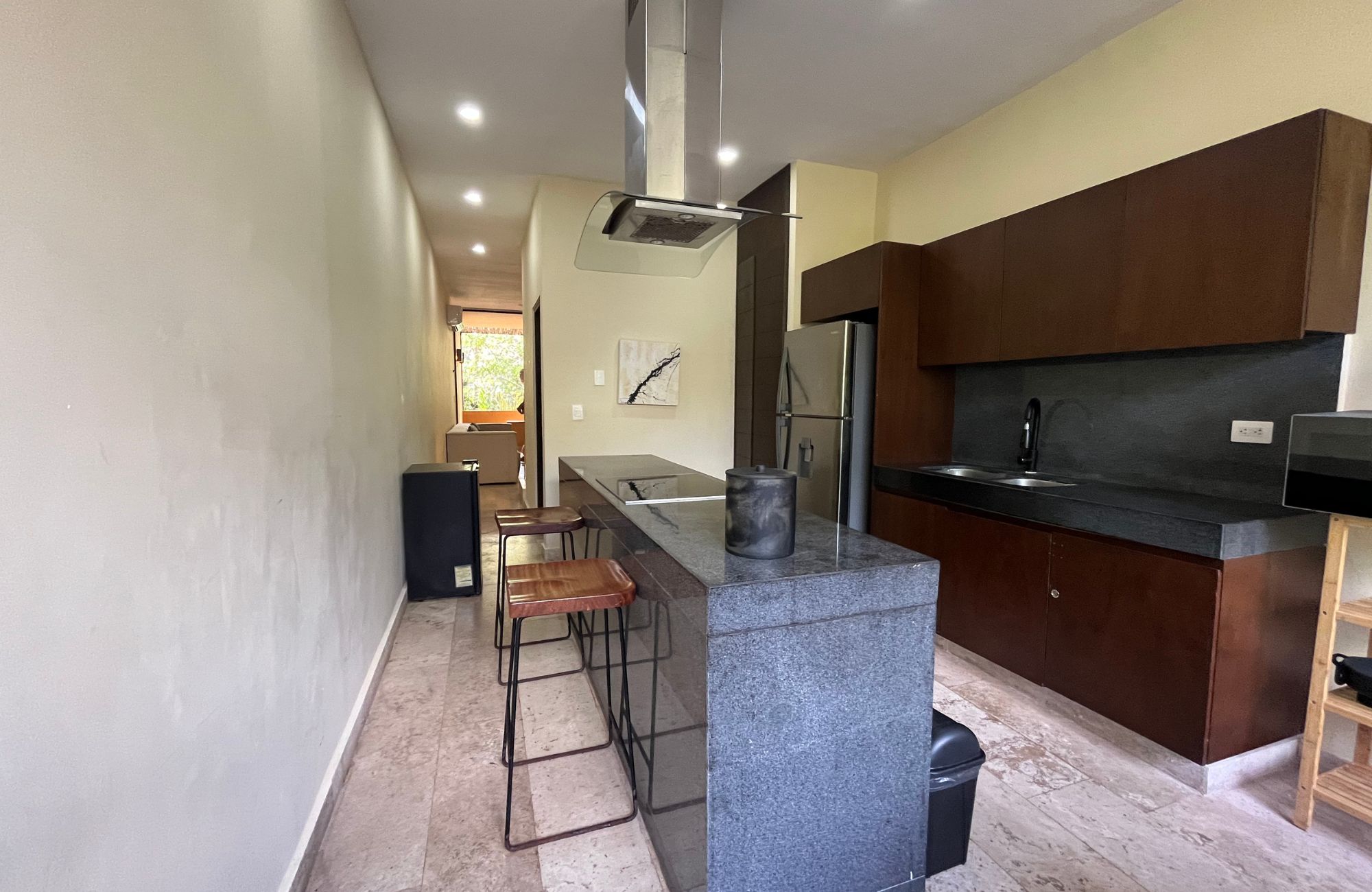 Penthouse steps from the ocean with beach club in Akumal Tulum