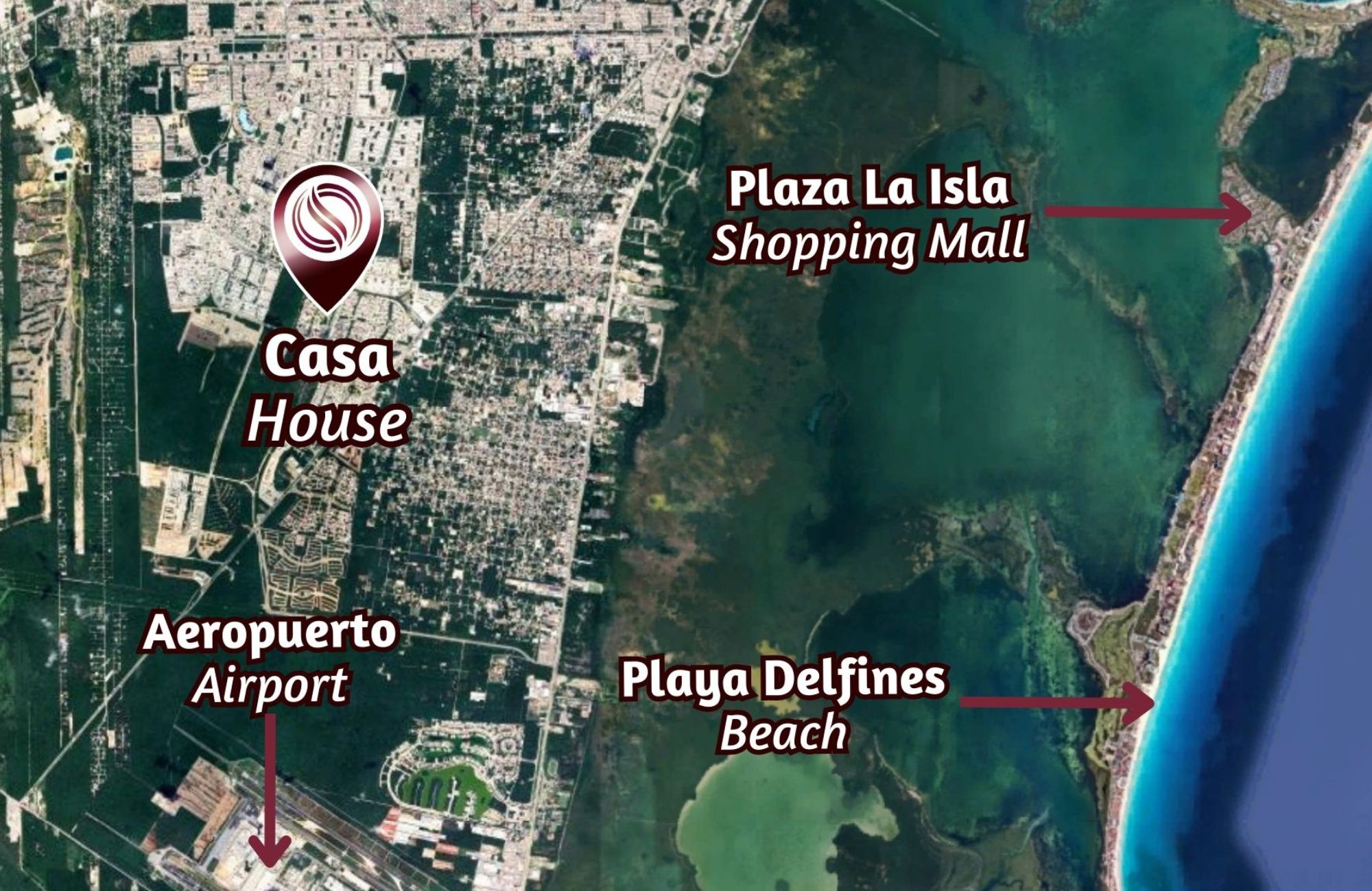 House with Private Pool, For Sale, Residencial Rio, Huayac&aacute;n, Canc&uacute;n