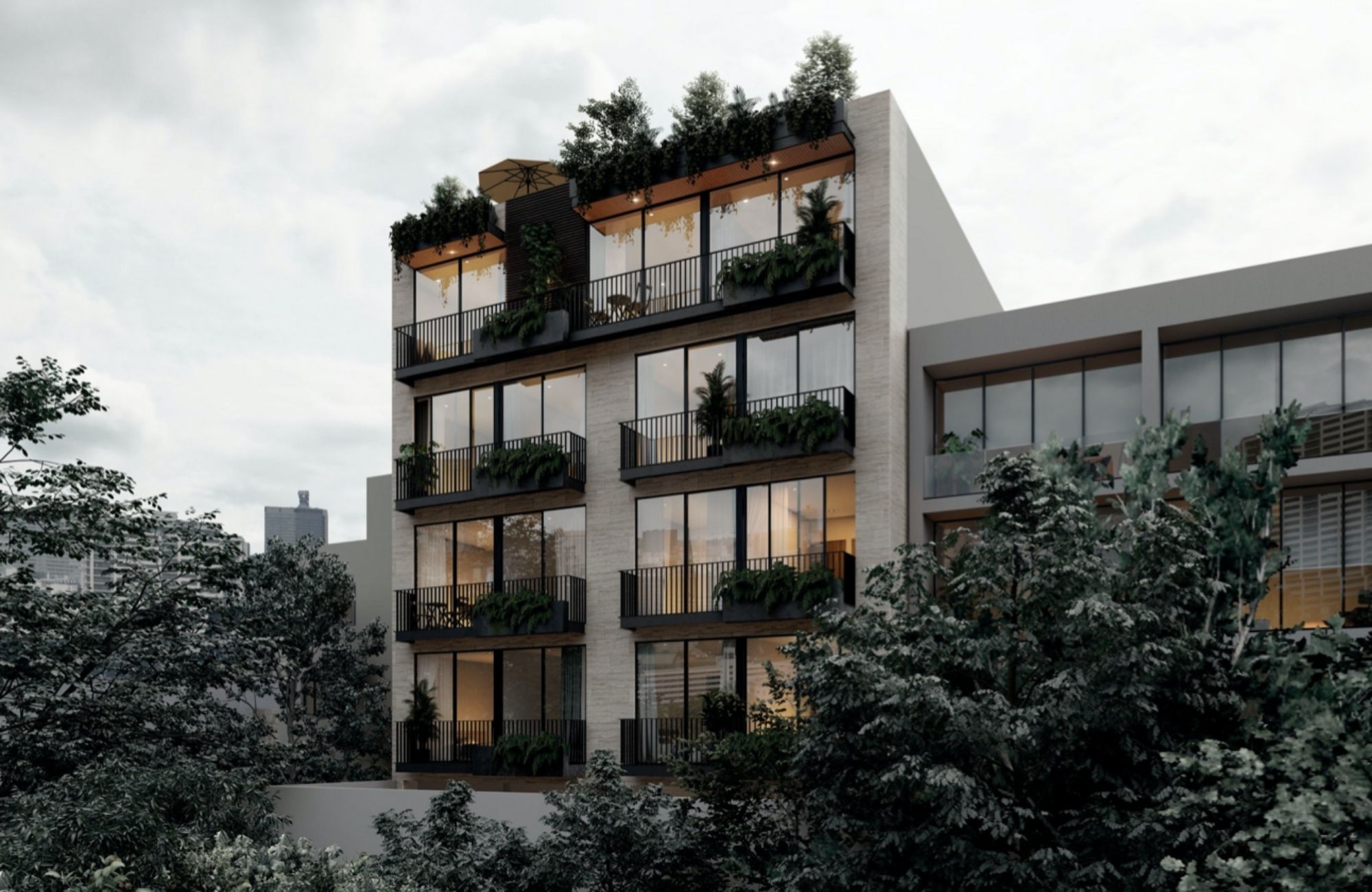 Condo with two terraces and TV room for sale, Polanco, CDMX