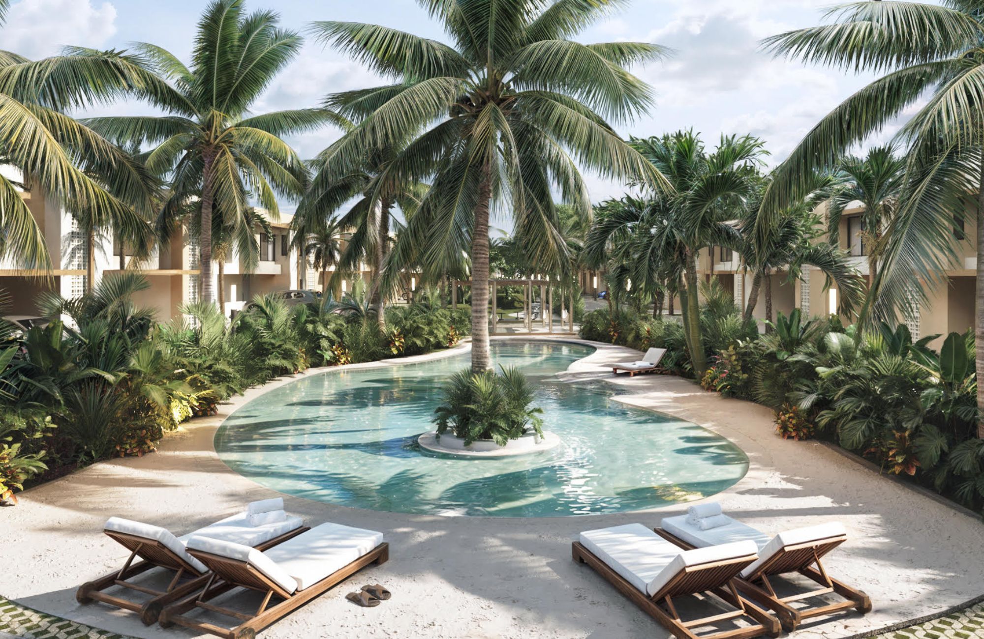 House with anti-hurricane blinds and solar panels, for sale, Allegranza, Playa del Carmen