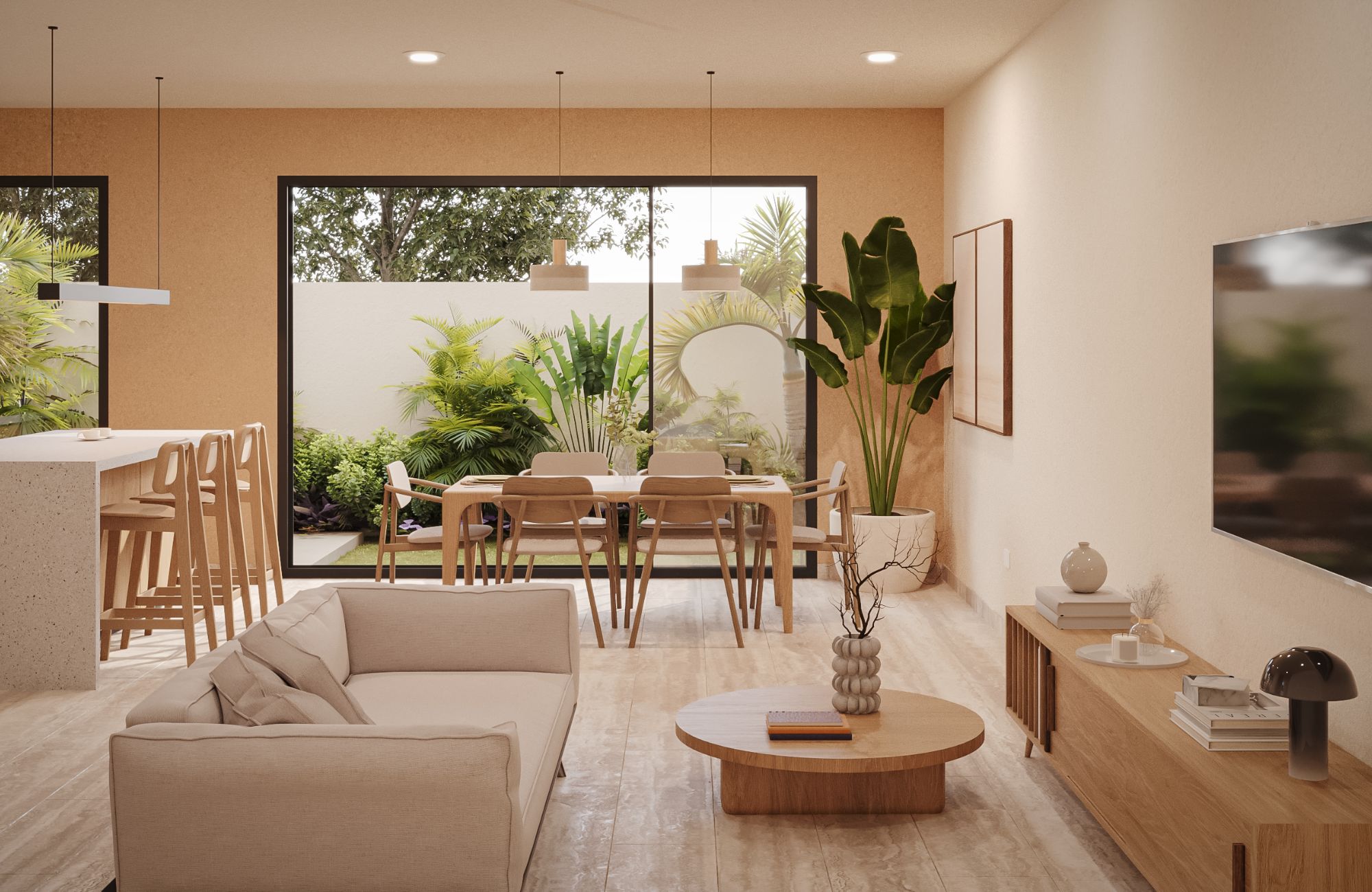 House with anti-hurricane blinds and solar panels, for sale, Allegranza, Playa del Carmen