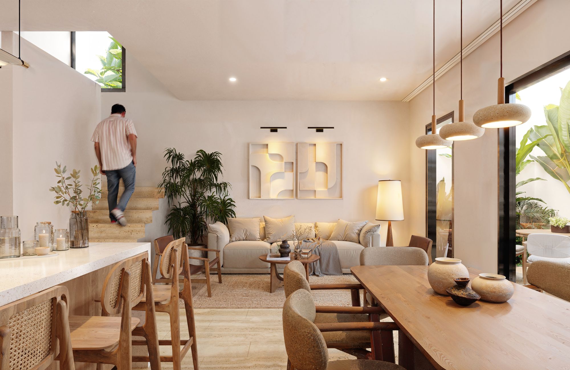 House with anti-hurricane blinds and solar panels, for sale, Allegranza, Playa del Carmen